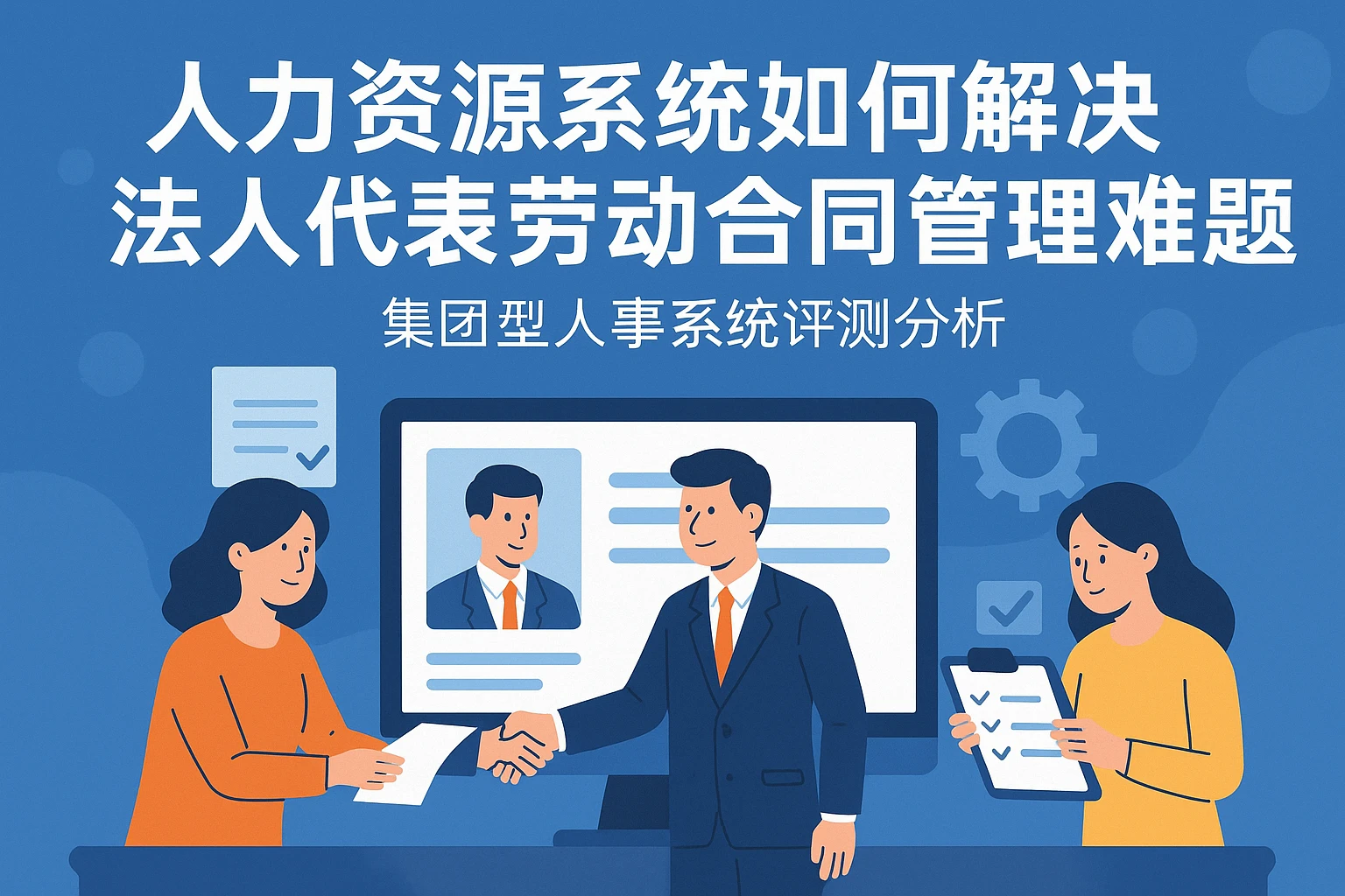 人力资源系统如何解决法人代表劳动合同管理难题 - 集团型人事系统评测分析