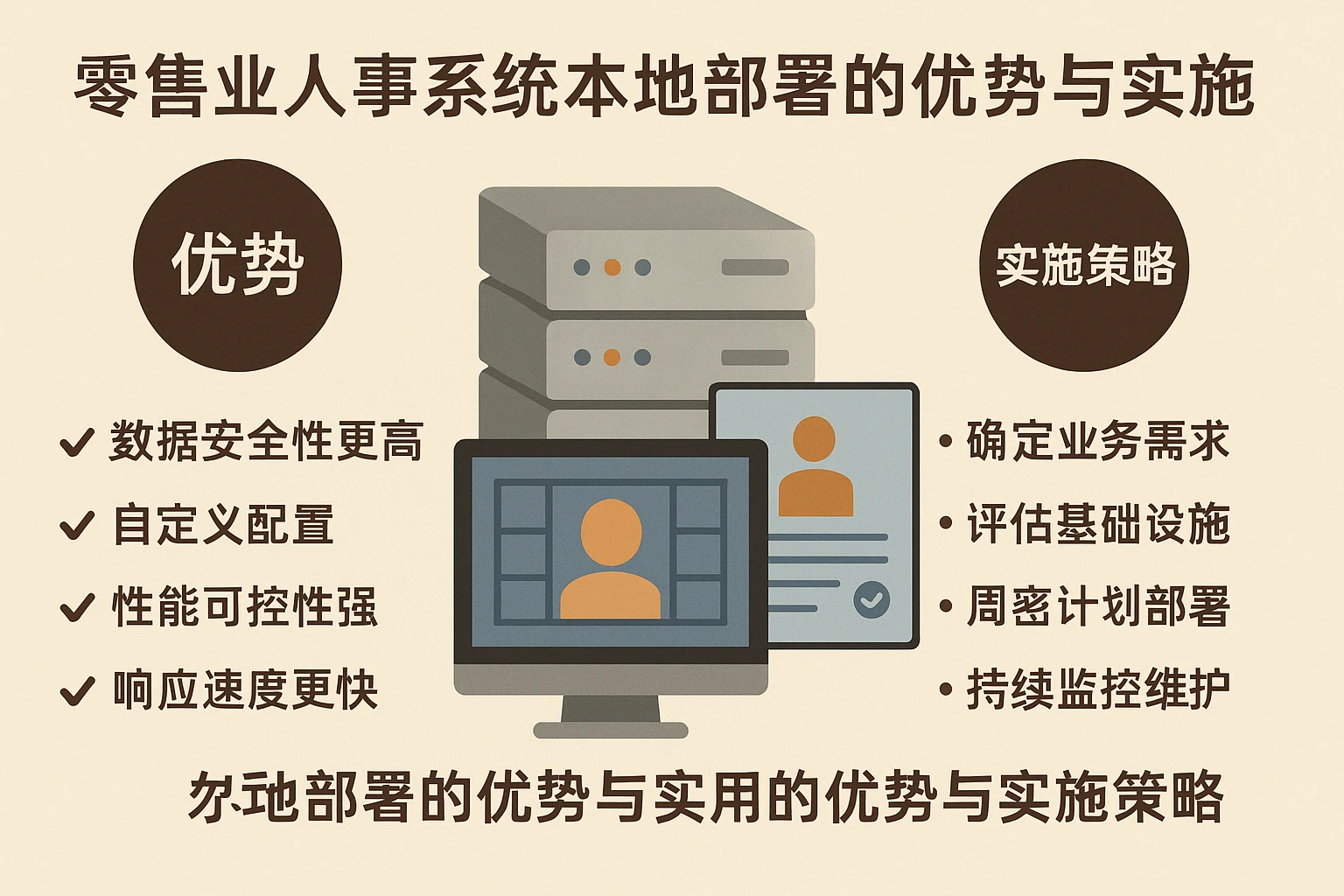 零售业人事系统本地部署的优势与实施策略