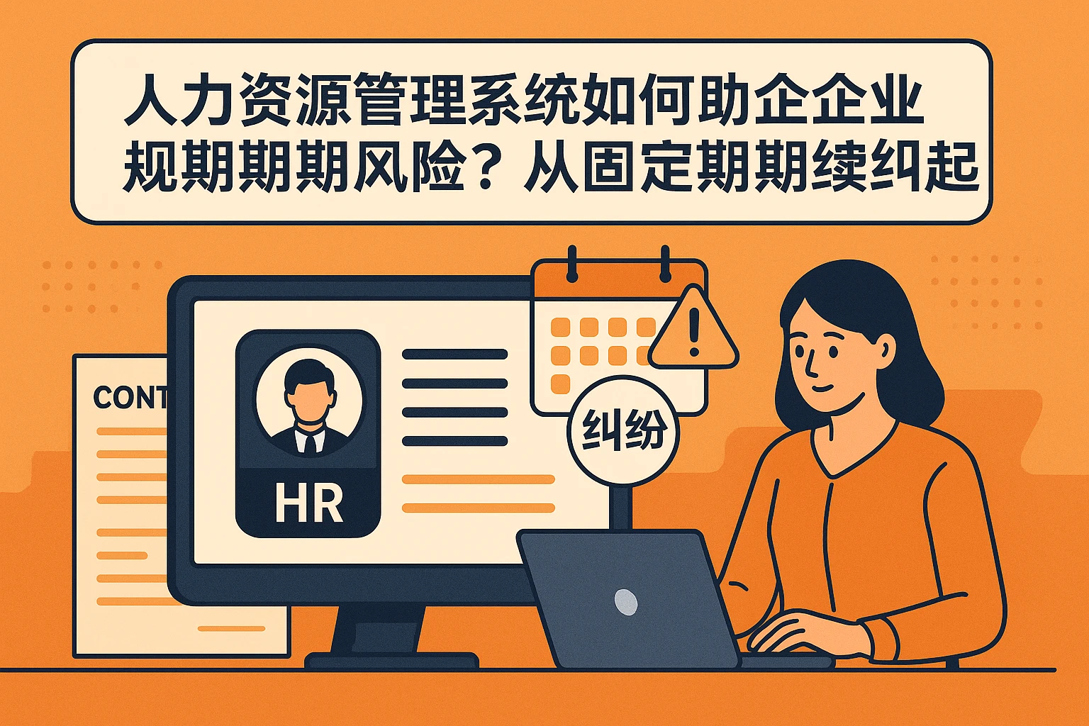 人力资源管理系统如何助力企业规避合同到期风险?从固定期合同续签纠纷说起