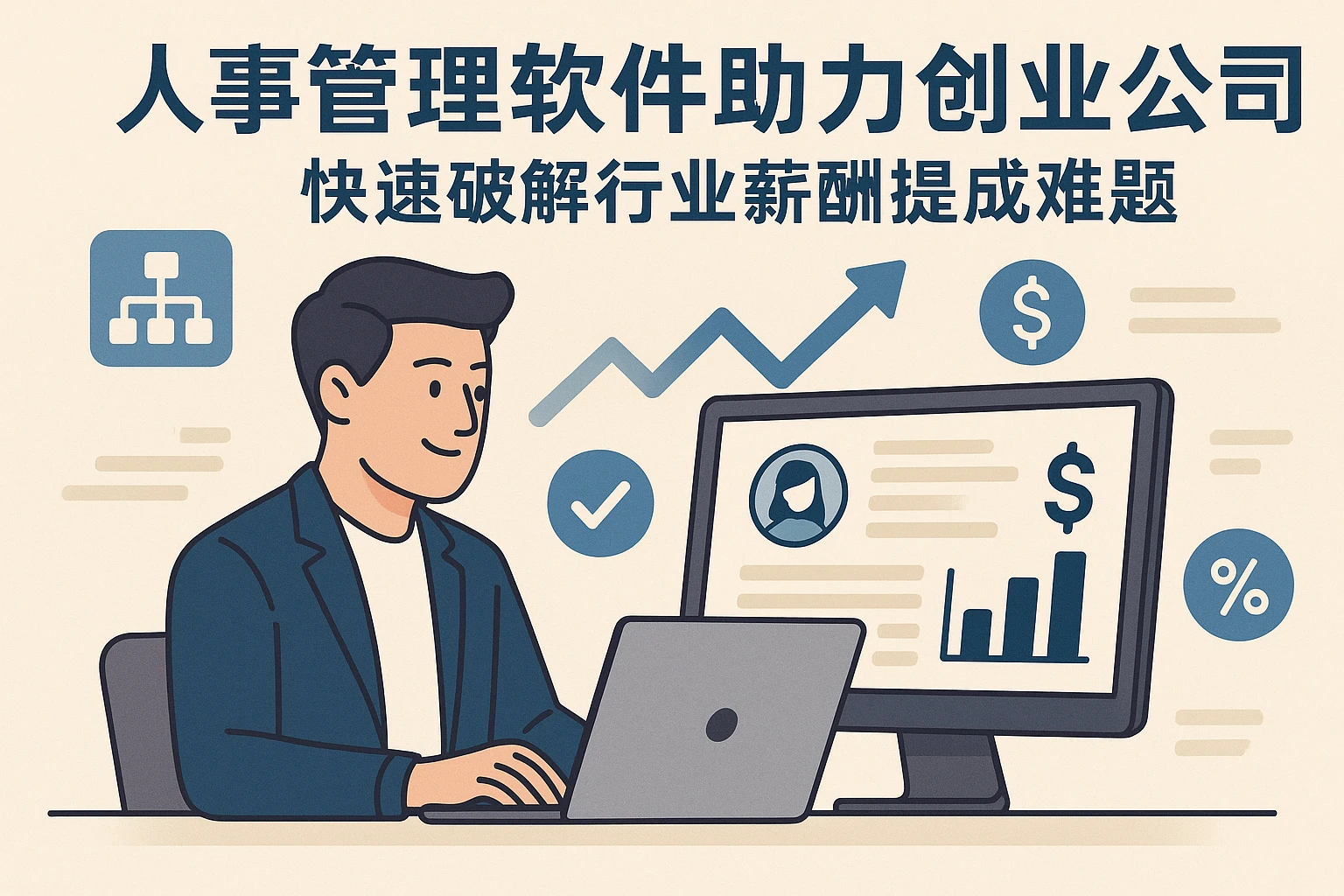 人事管理软件助力创业公司快速破解行业薪酬提成难题
