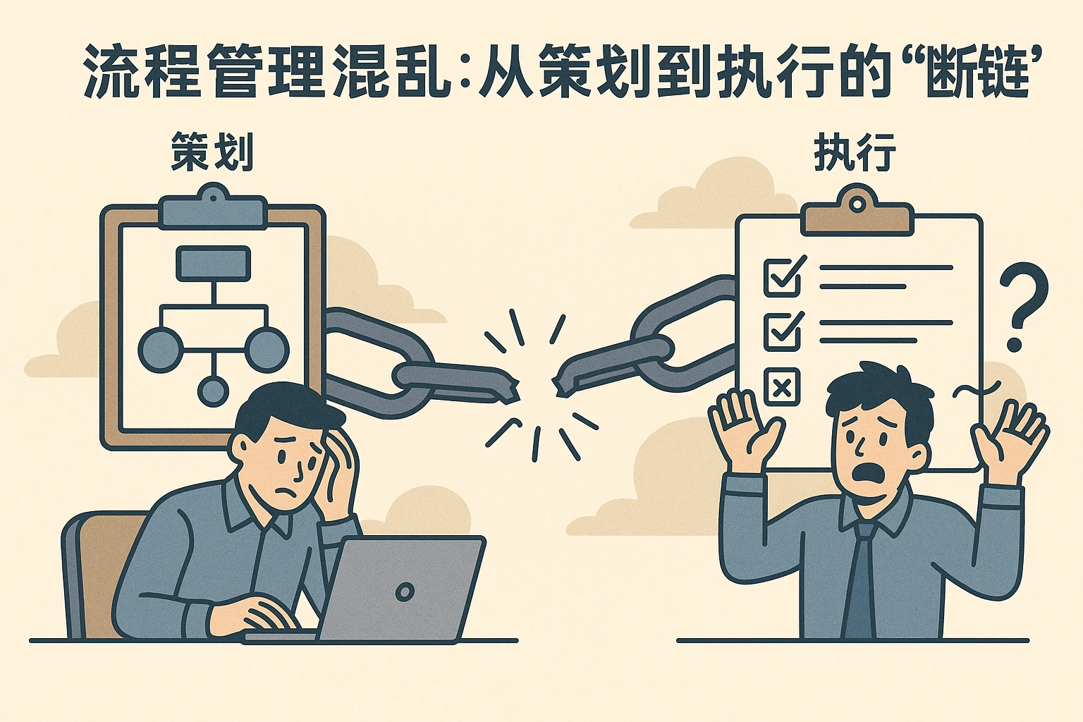 2. 流程管理混乱:从策划到执行的“断链”