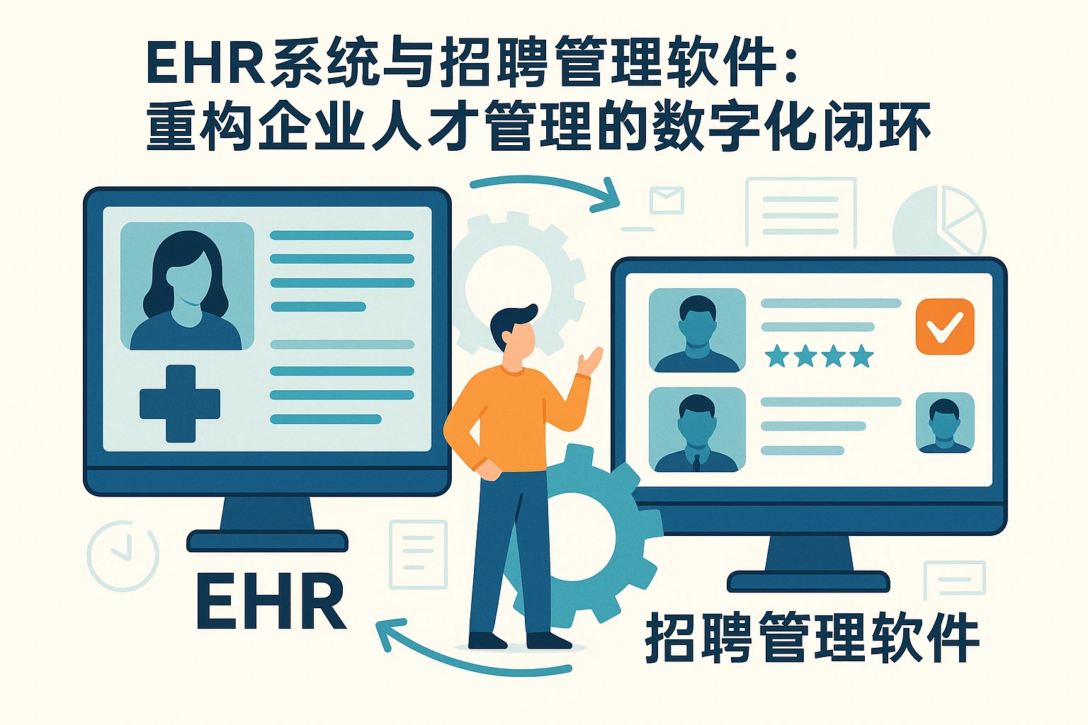 EHR系统与招聘管理软件：重构企业人才管理的数字化闭环