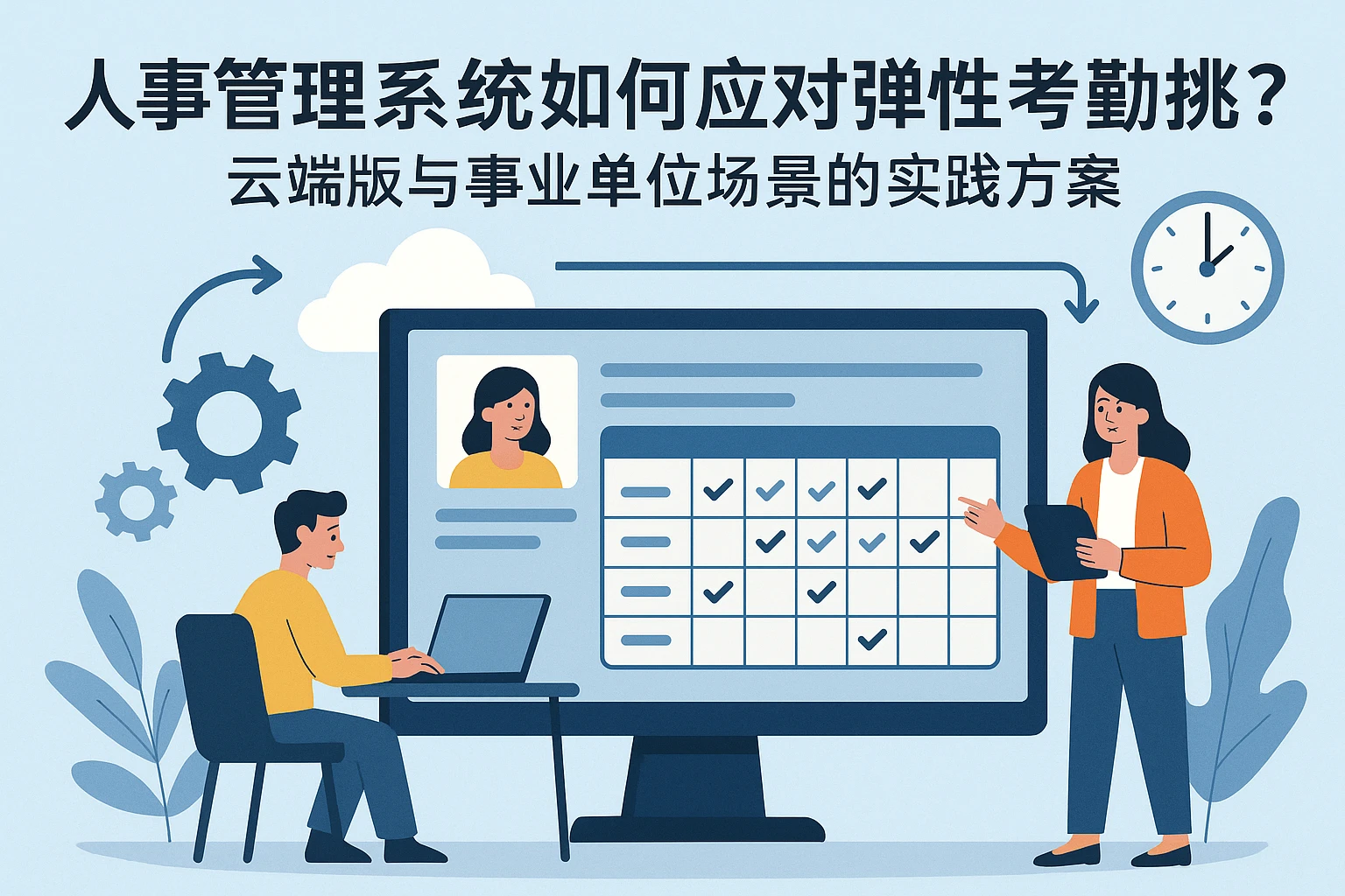 人事管理系统如何应对弹性考勤挑战？云端版与事业单位场景的实践方案