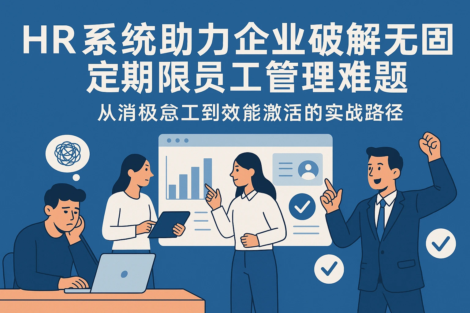 HR系统助力企业破解无固定期限员工管理难题:从消极怠工到效能激活的实战路径