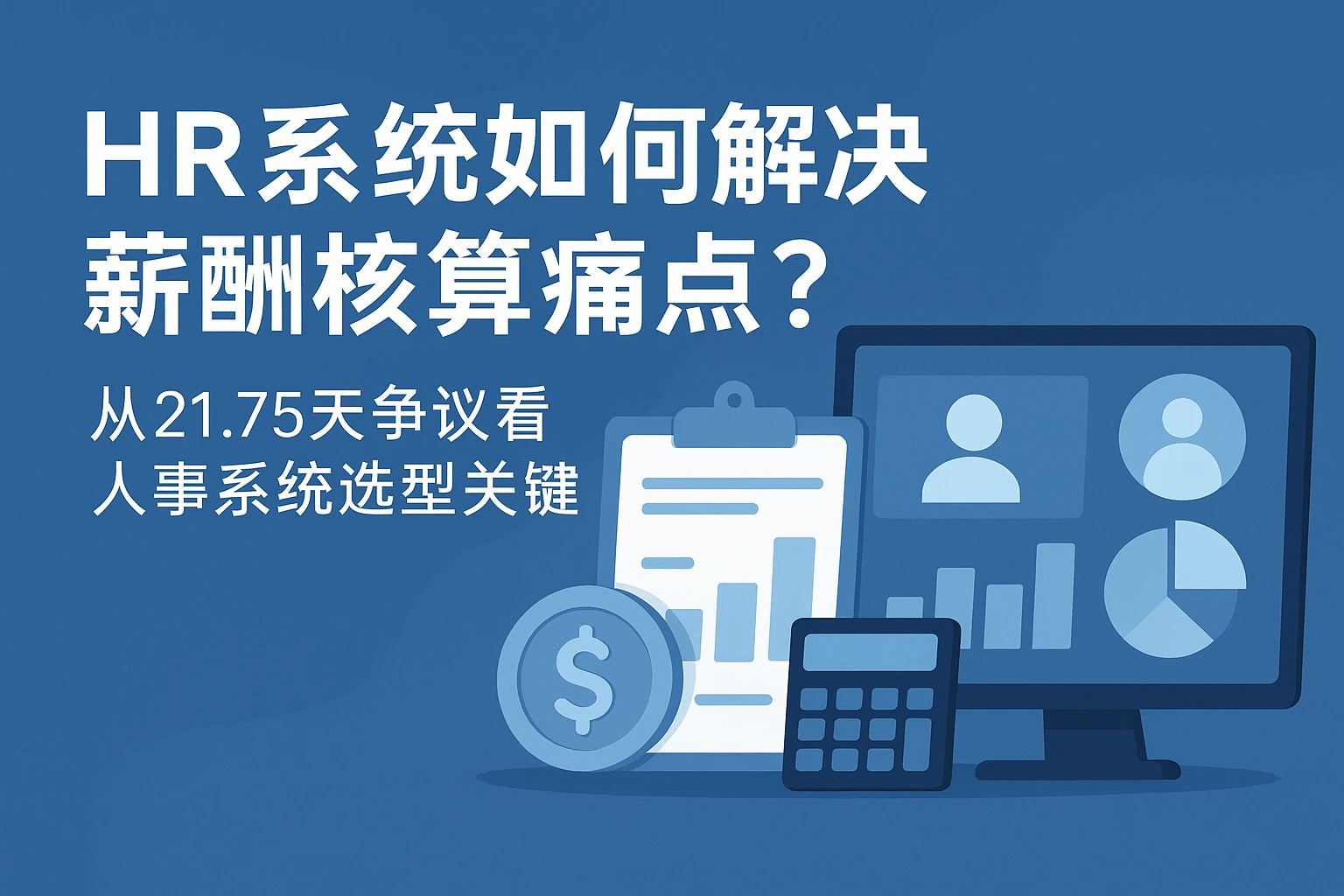 HR系统如何解决薪酬核算痛点?从21.75天争议看人事系统选型关键
