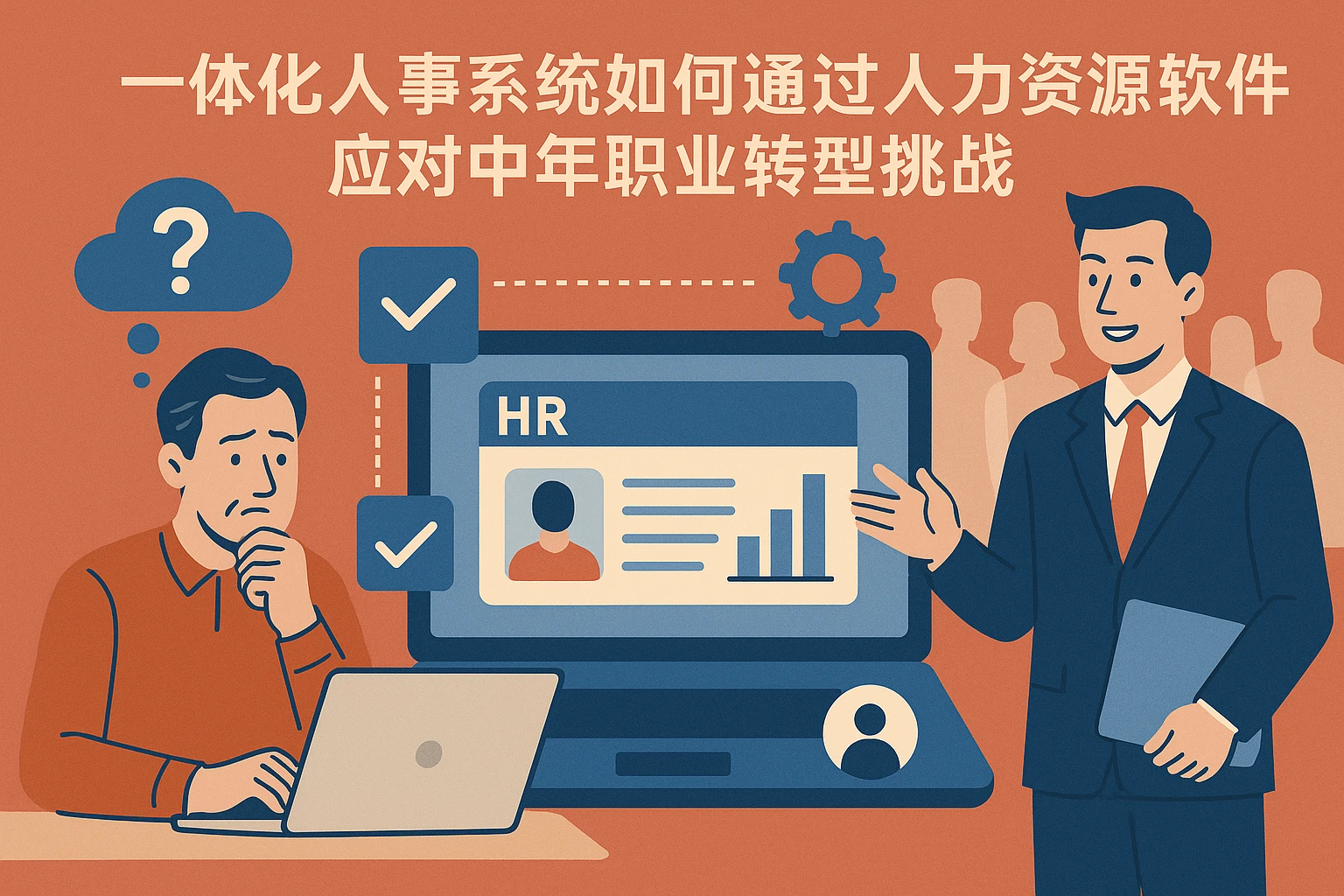 一体化人事系统如何通过人力资源软件应对中年职业转型挑战