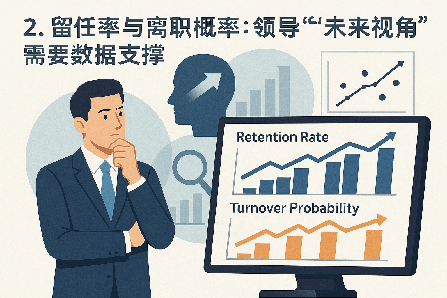 2. 留任率与离职概率：领导的“未来视角”需要数据支撑