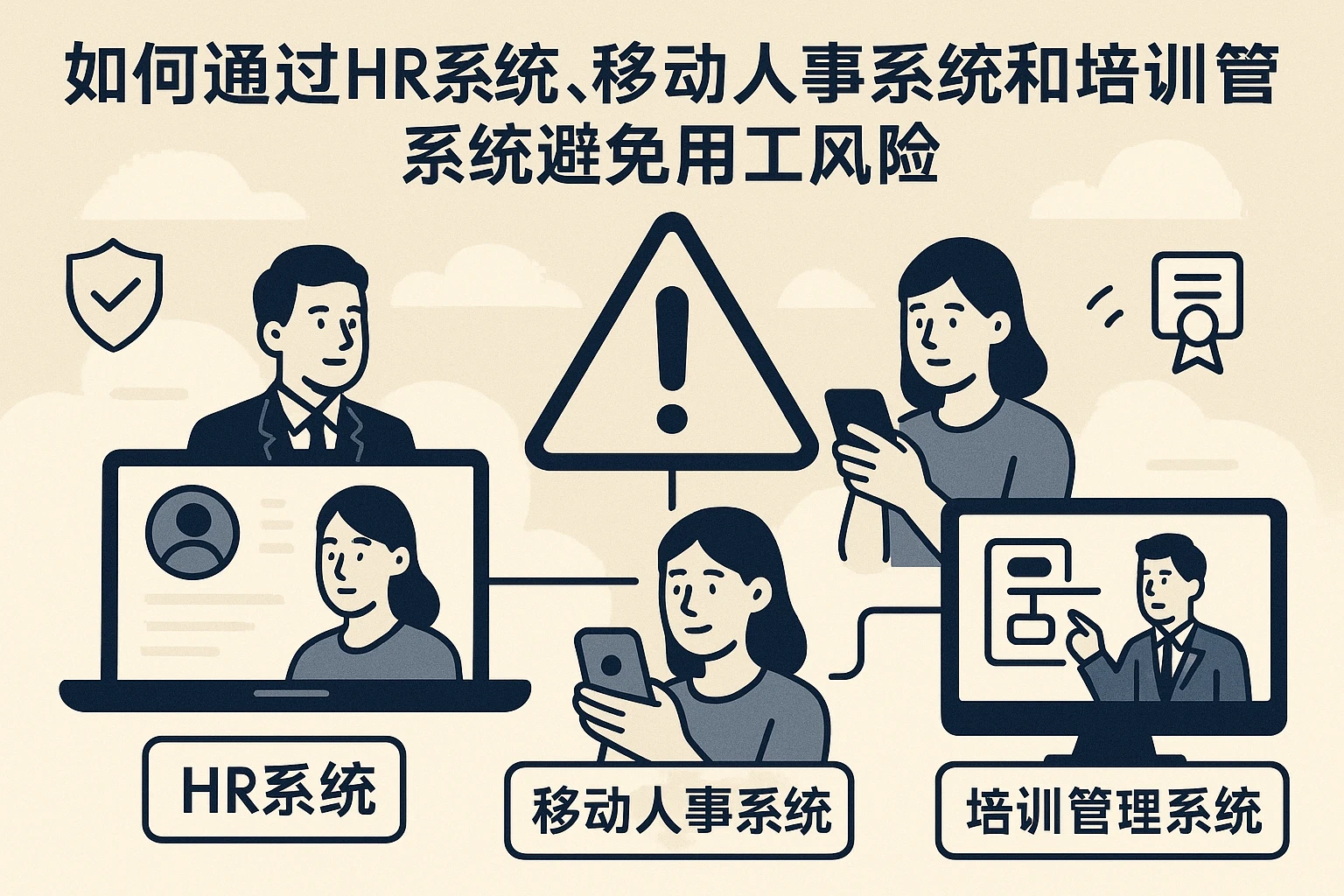 如何通过HR系统、移动人事系统和培训管理系统避免用工风险