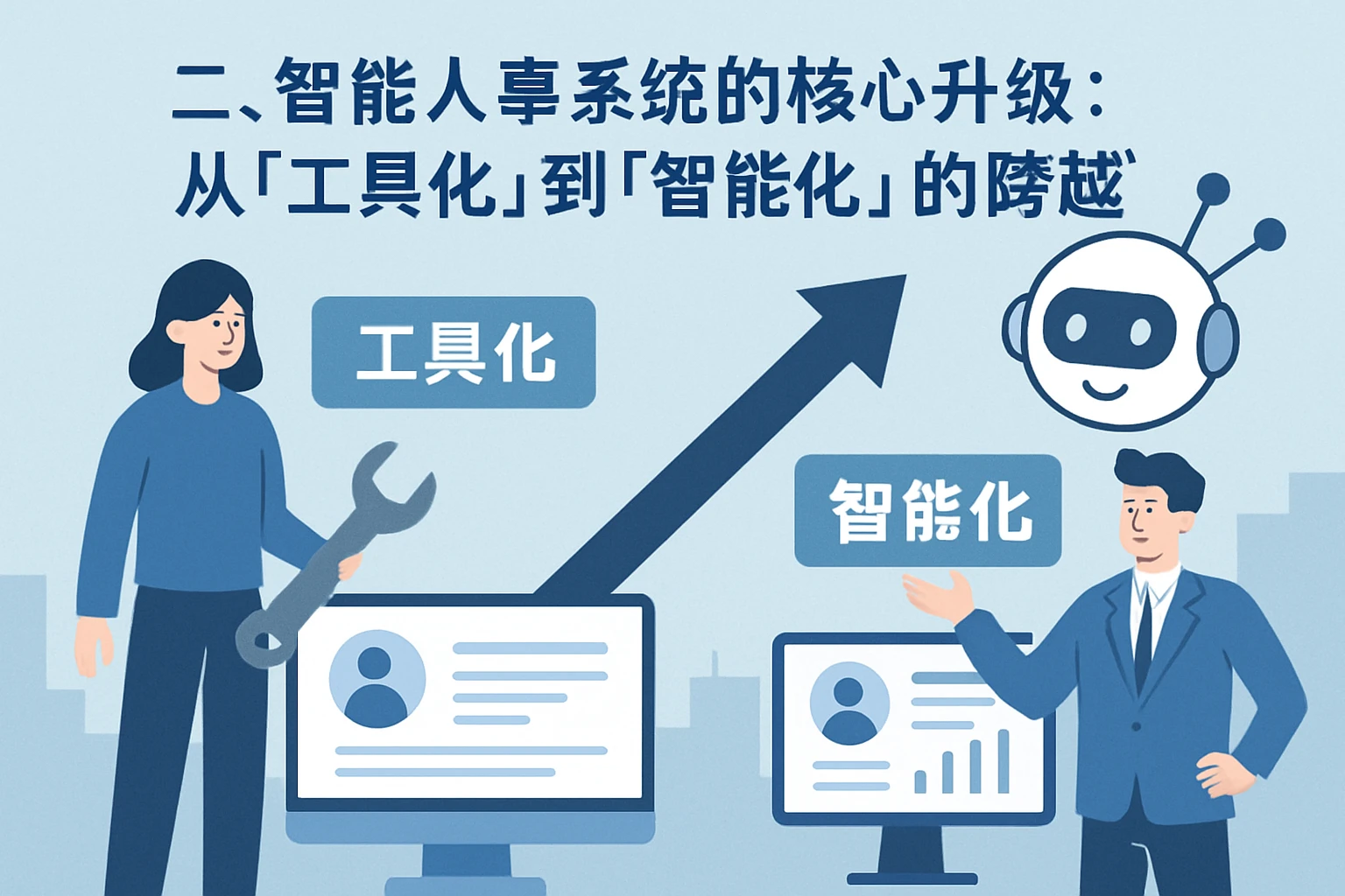 二、智能人事系统的核心升级:从“工具化”到“智能化”的跨越