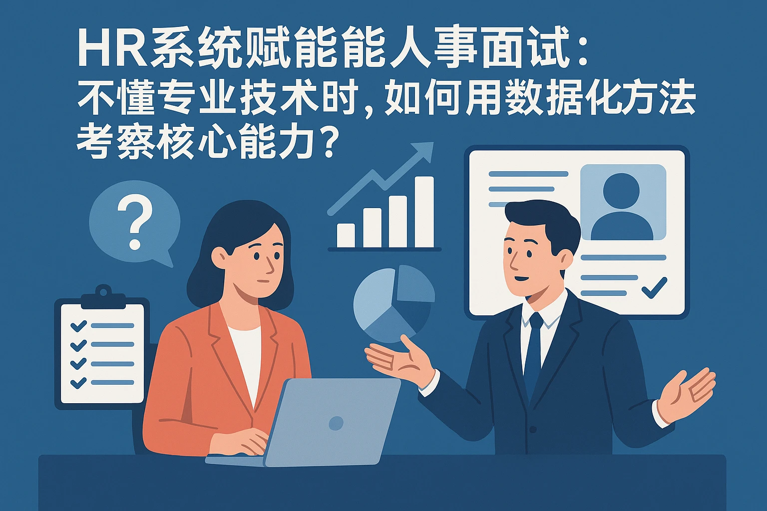 HR系统赋能人事面试:不懂专业技术时,如何用数据化方法考察核心能力?