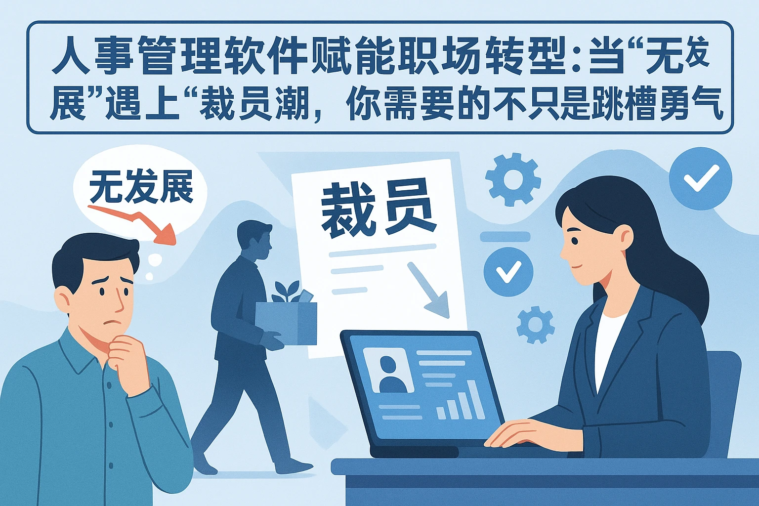 人事管理软件赋能职场转型：当“无发展”遇上“裁员潮”，你需要的不只是跳槽勇气