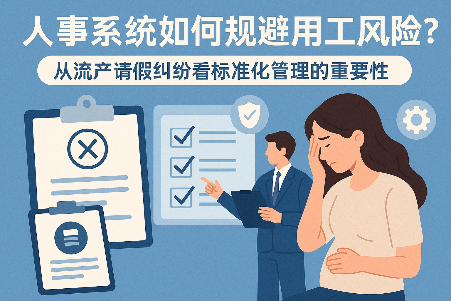 人事系统如何规避用工风险?从流产请假纠纷看标准化管理的重要性