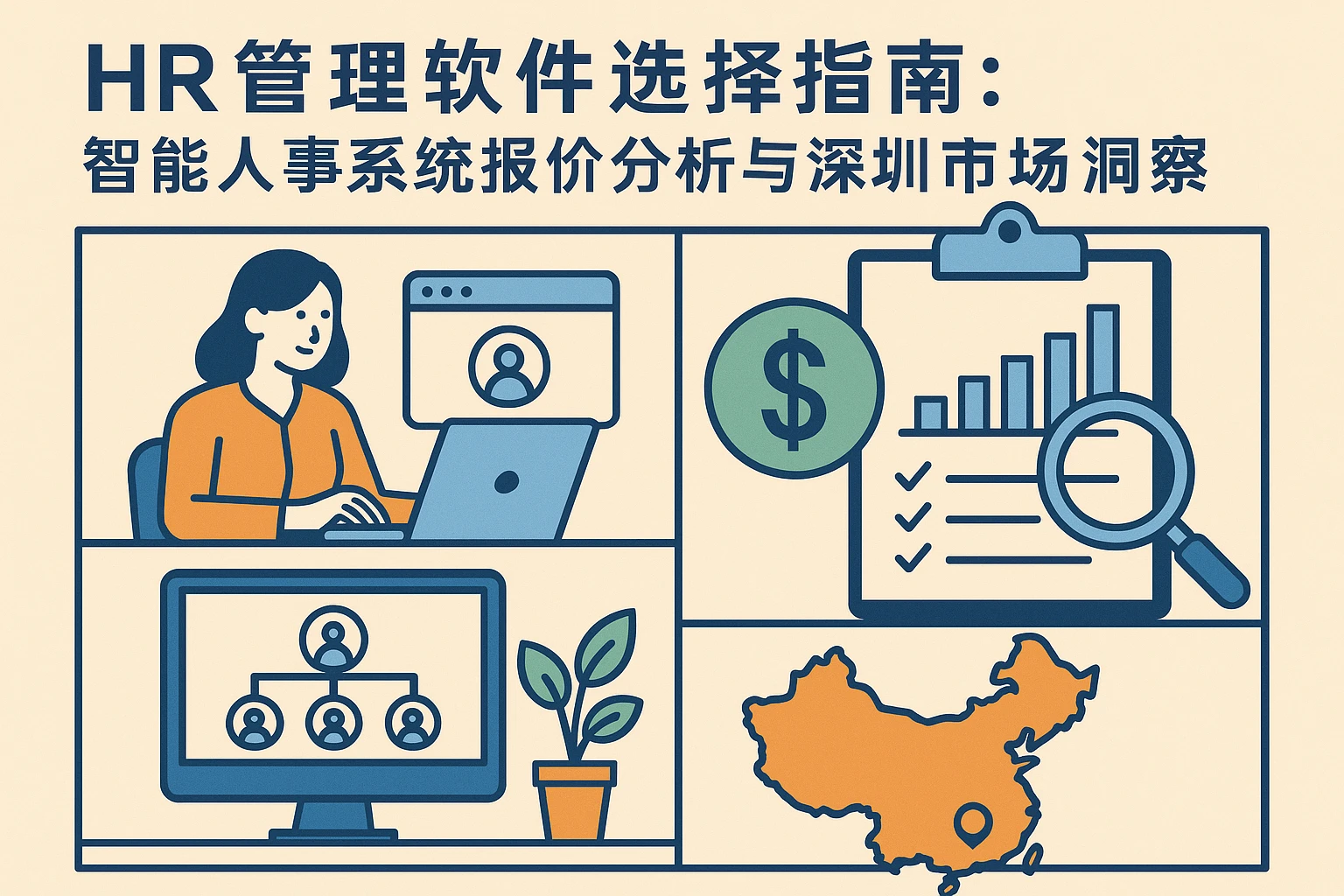 HR管理软件选择指南：智能人事系统报价分析与深圳市场洞察