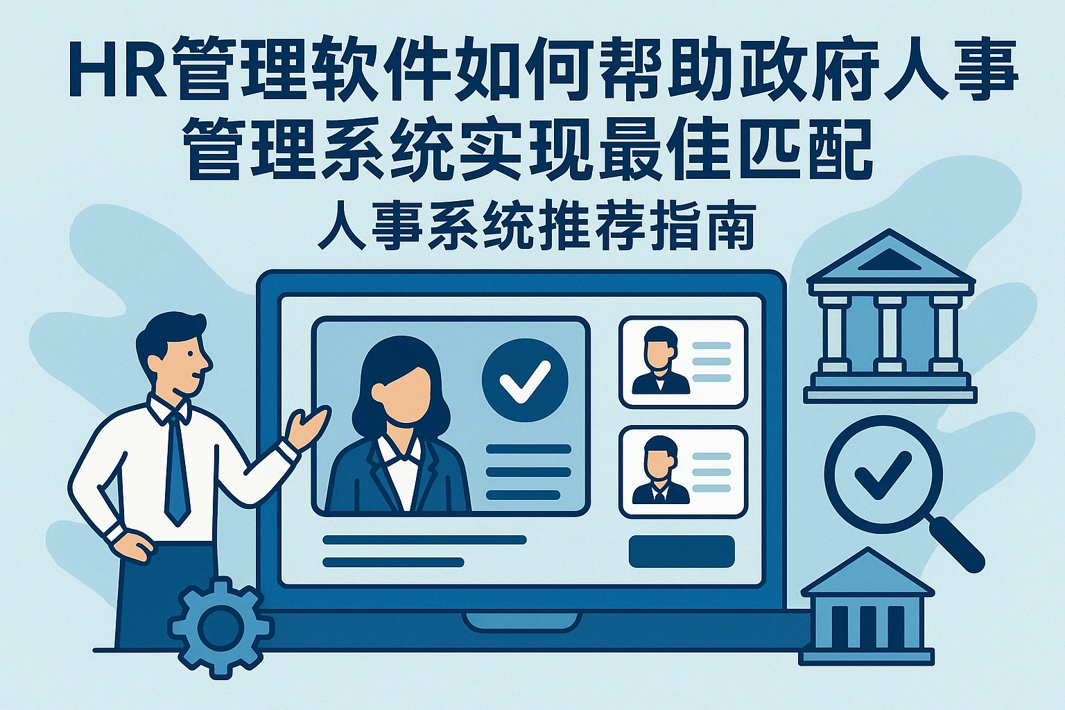 HR管理软件如何帮助政府人事管理系统实现最佳匹配 - 人事系统推荐指南