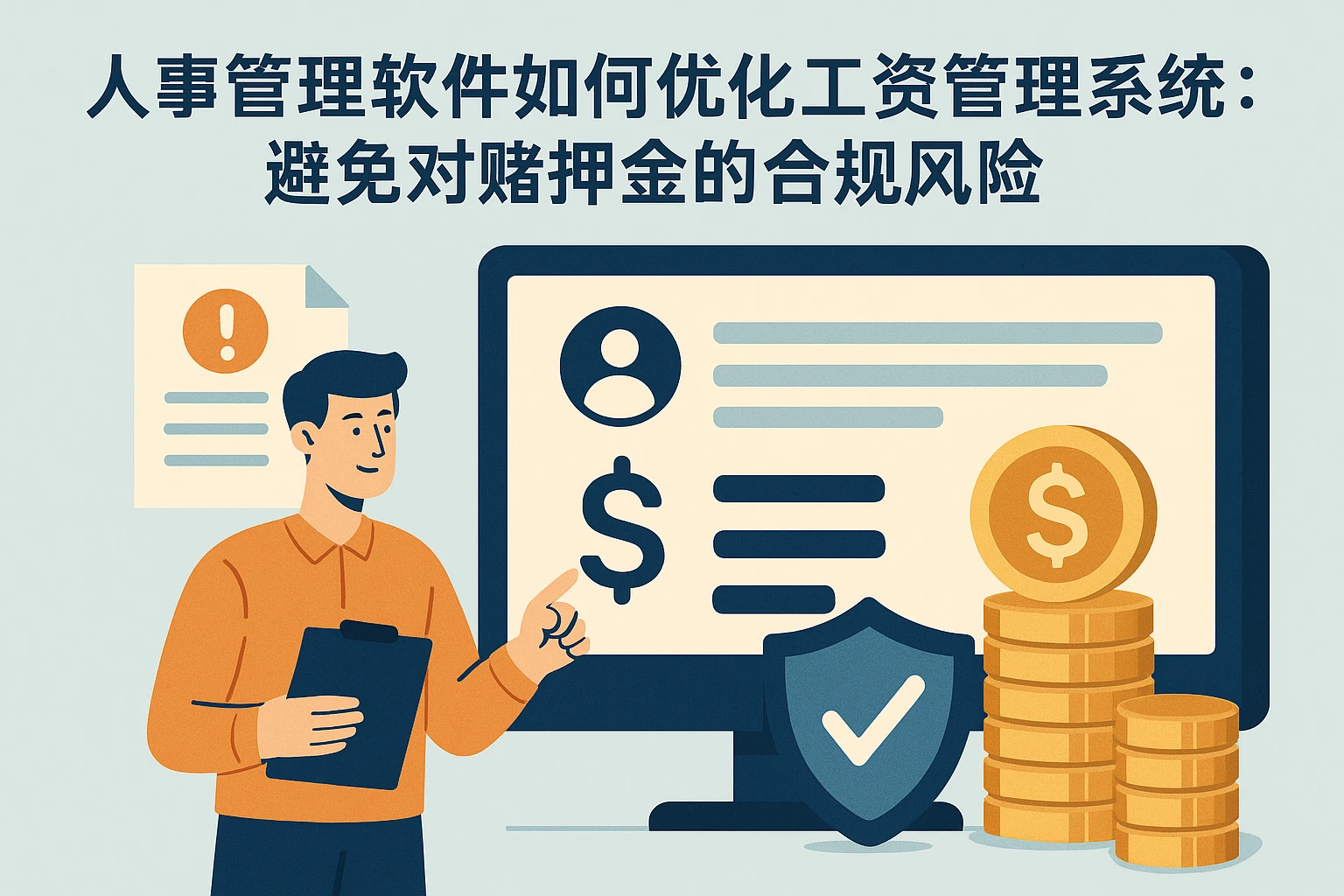 人事管理软件如何优化工资管理系统：避免对赌押金的合规风险
