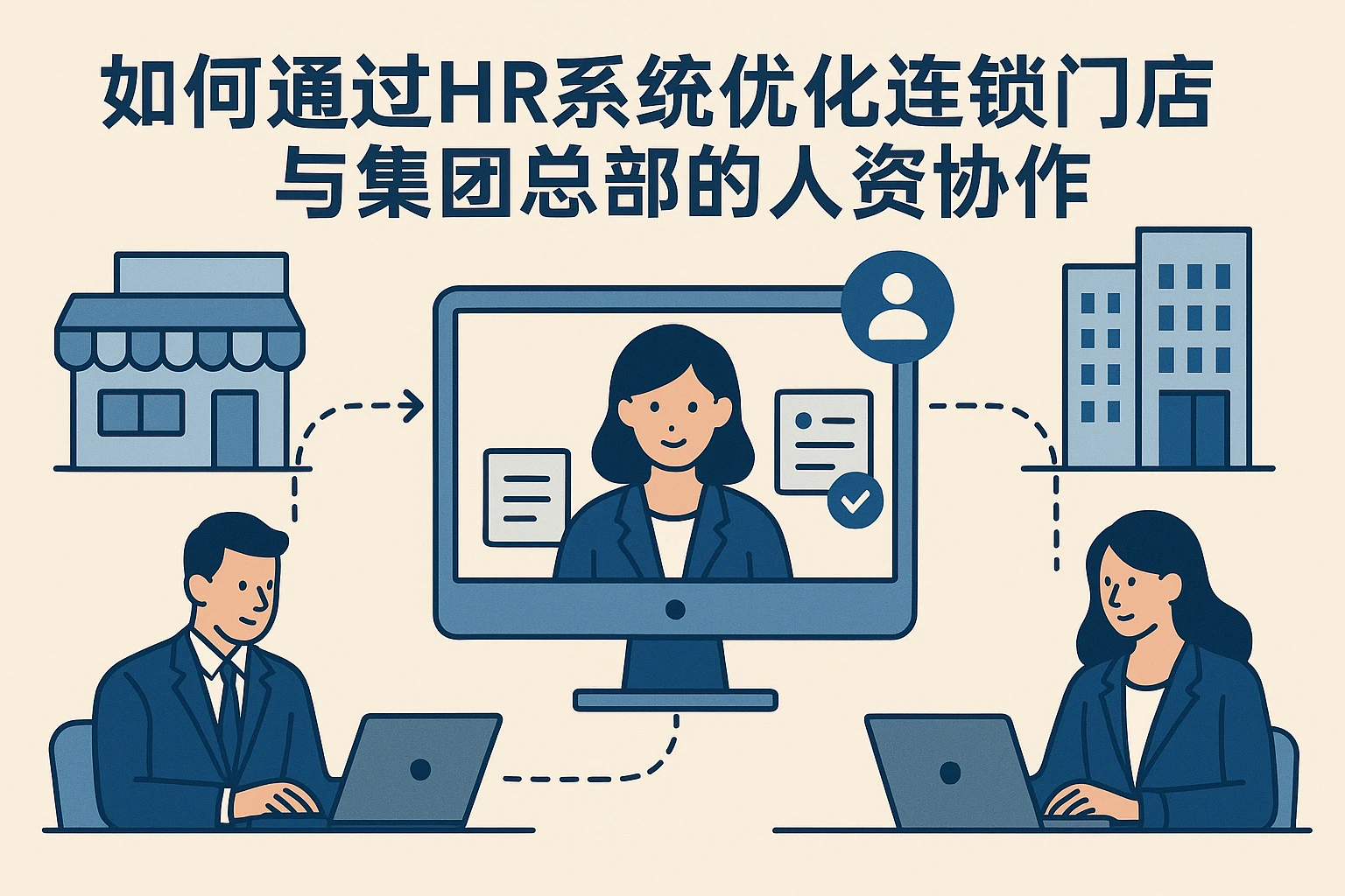 如何通过HR系统优化连锁门店与集团总部的人资协作