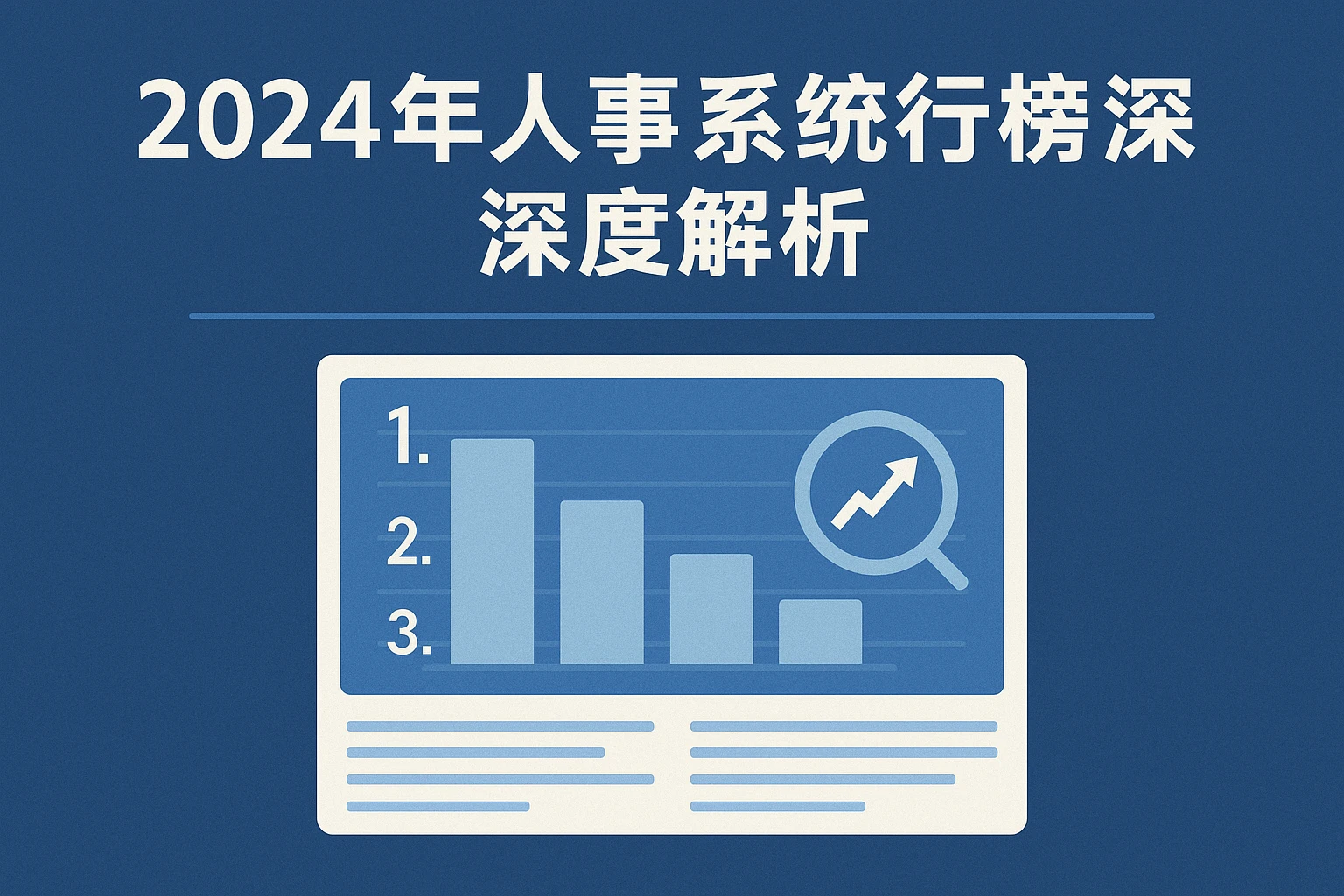 2024年人事系统排行榜深度解析