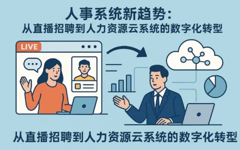 人事系统新趋势：从直播招聘到人力资源云系统的数字化转型