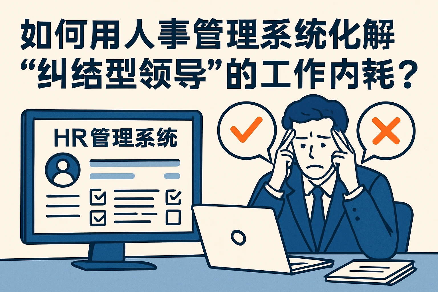 如何用人事管理系统化解“纠结型领导”的工作内耗?
