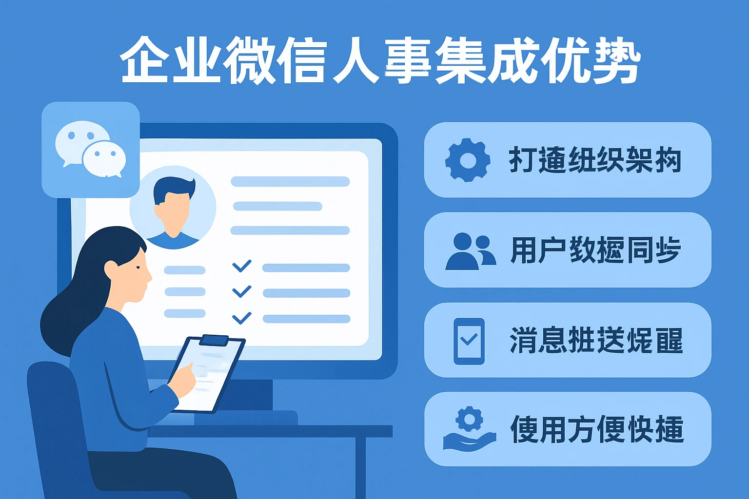 企业微信人事系统的集成优势