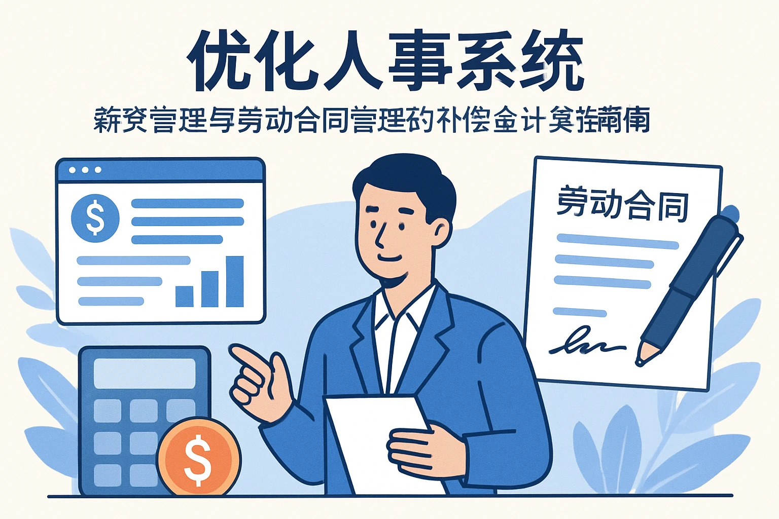 优化人事系统：薪资管理与劳动合同管理的补偿金计算指南