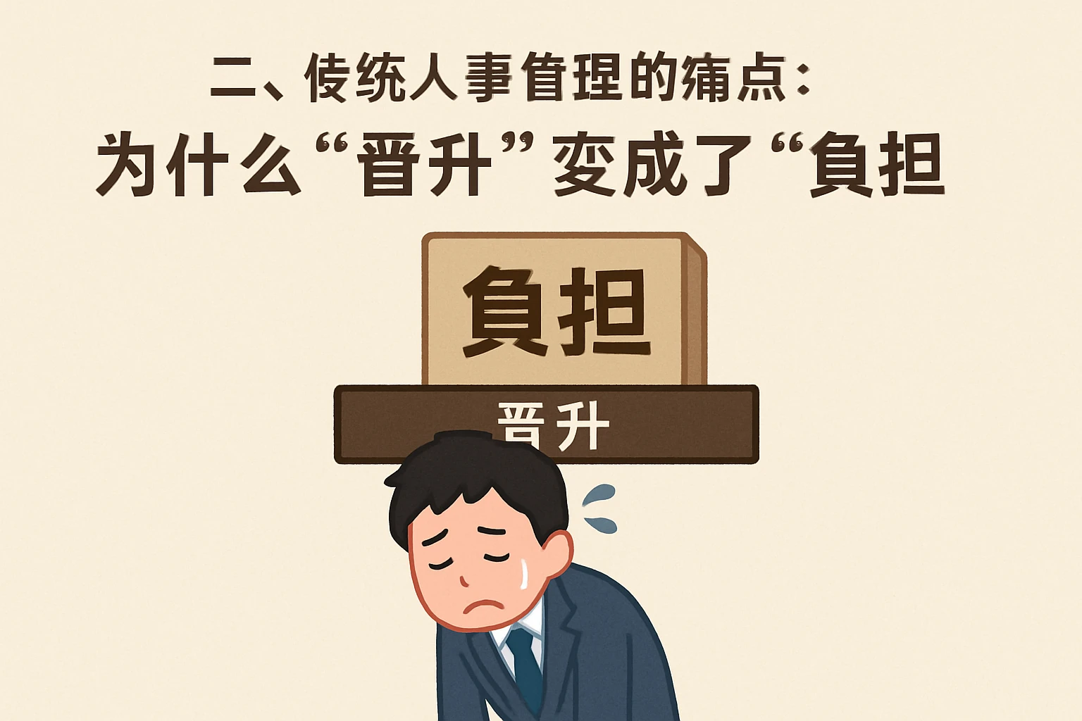 二、传统人事管理的痛点：为什么“晋升”变成了“负担”