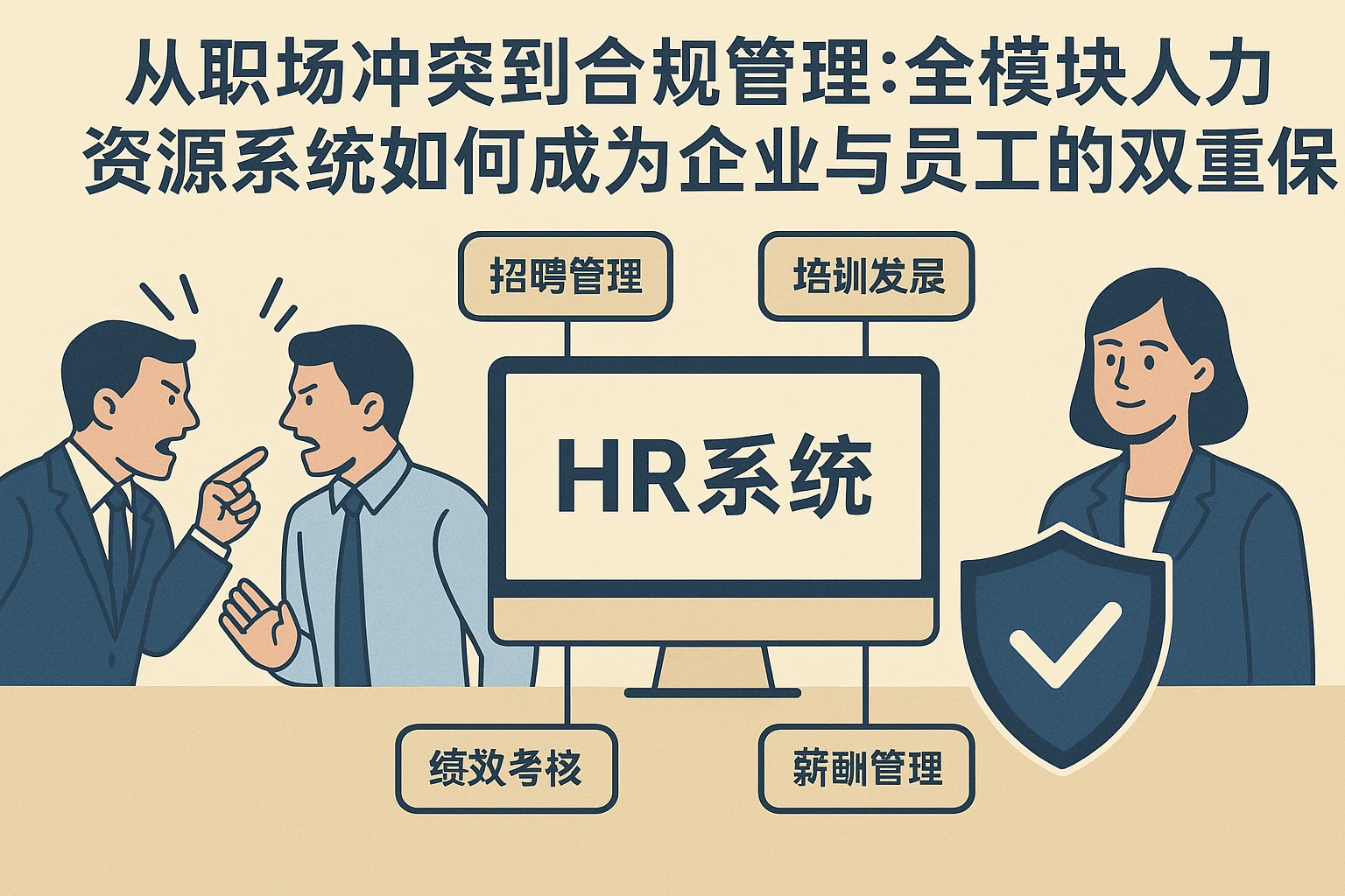 从职场冲突到合规管理:全模块人力资源系统如何成为企业与员工的双重保障