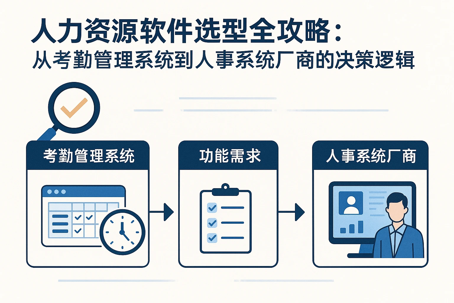 人力资源软件选型全攻略：从考勤管理系统到人事系统厂商的决策逻辑