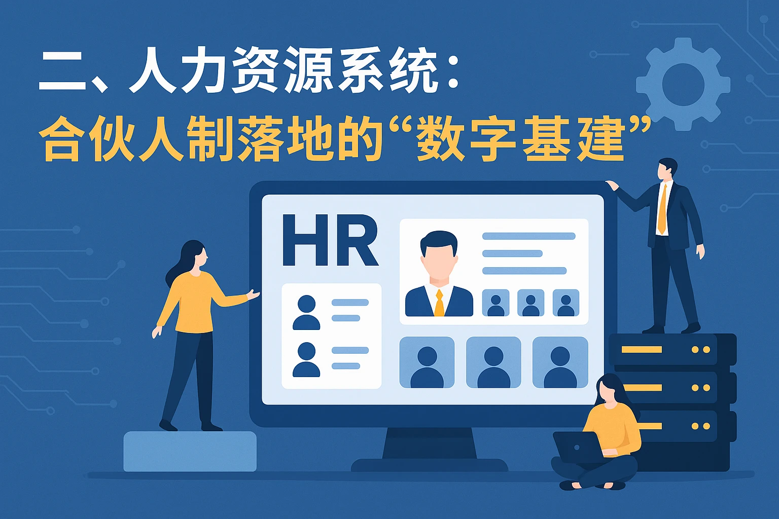 二、人力资源系统：合伙人制落地的“数字基建”