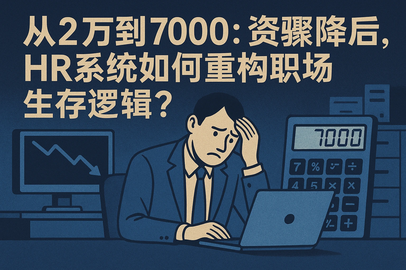 从2万到7000：工资骤降背后，HR系统如何重构职场生存逻辑？