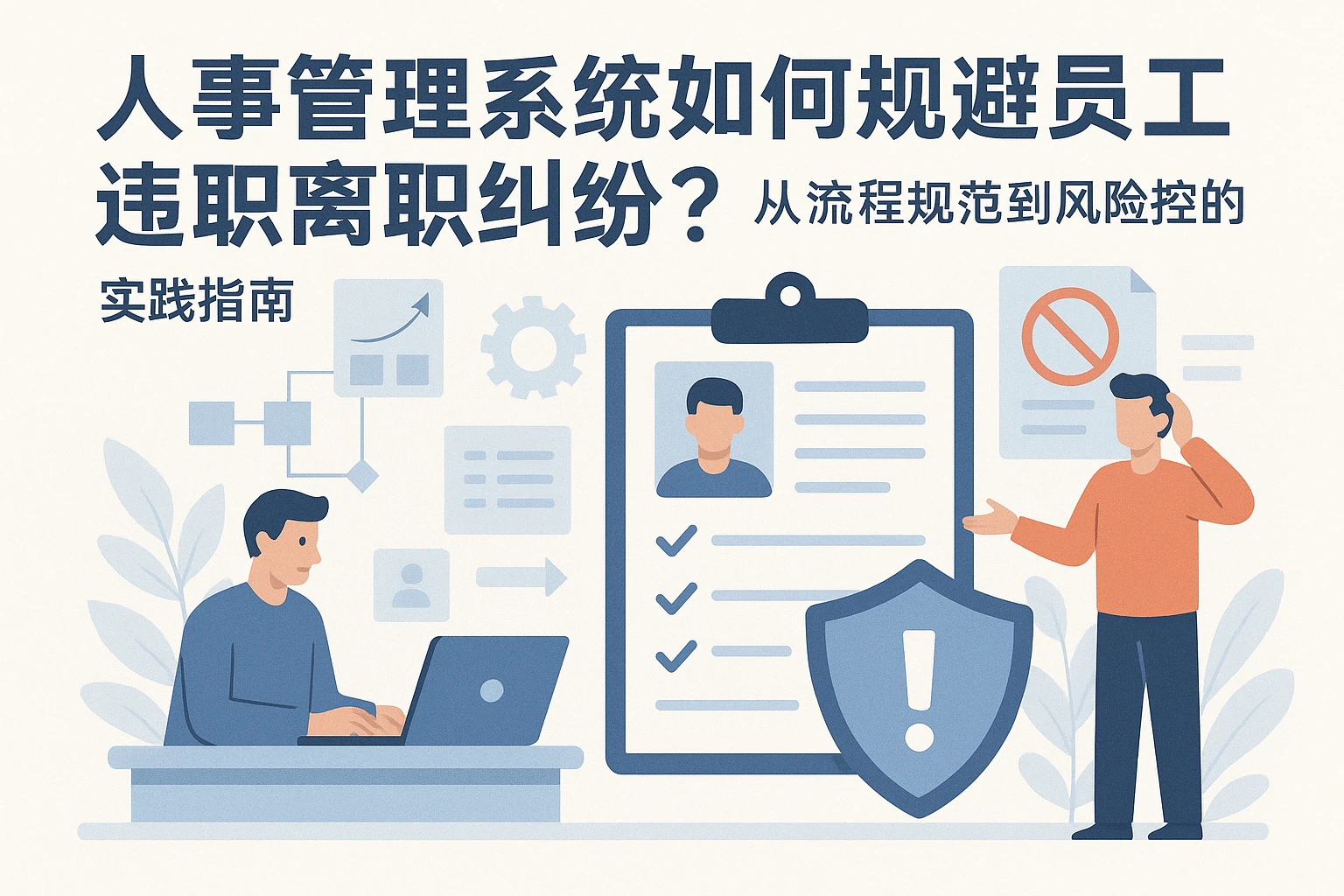 人事管理系统如何规避员工违纪离职纠纷？从流程规范到风险防控的实践指南