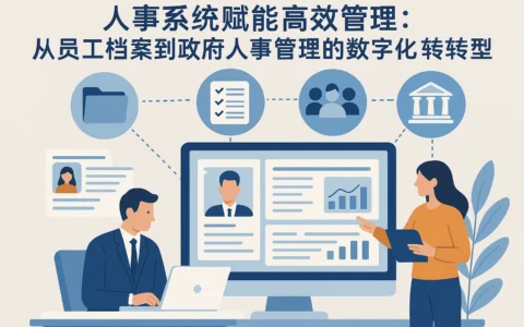 人事系统赋能高效管理：从员工档案到政府人事管理的数字化转型