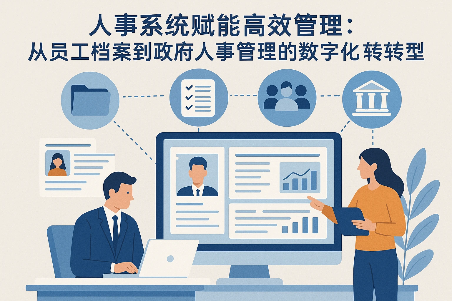 人事系统赋能高效管理：从员工档案到政府人事管理的数字化转型
