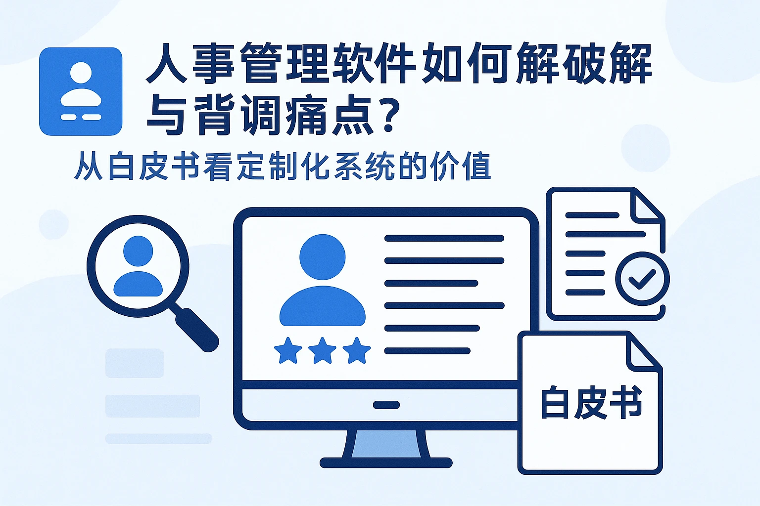 人事管理软件如何破解招聘与背调痛点？从白皮书看定制化系统的价值