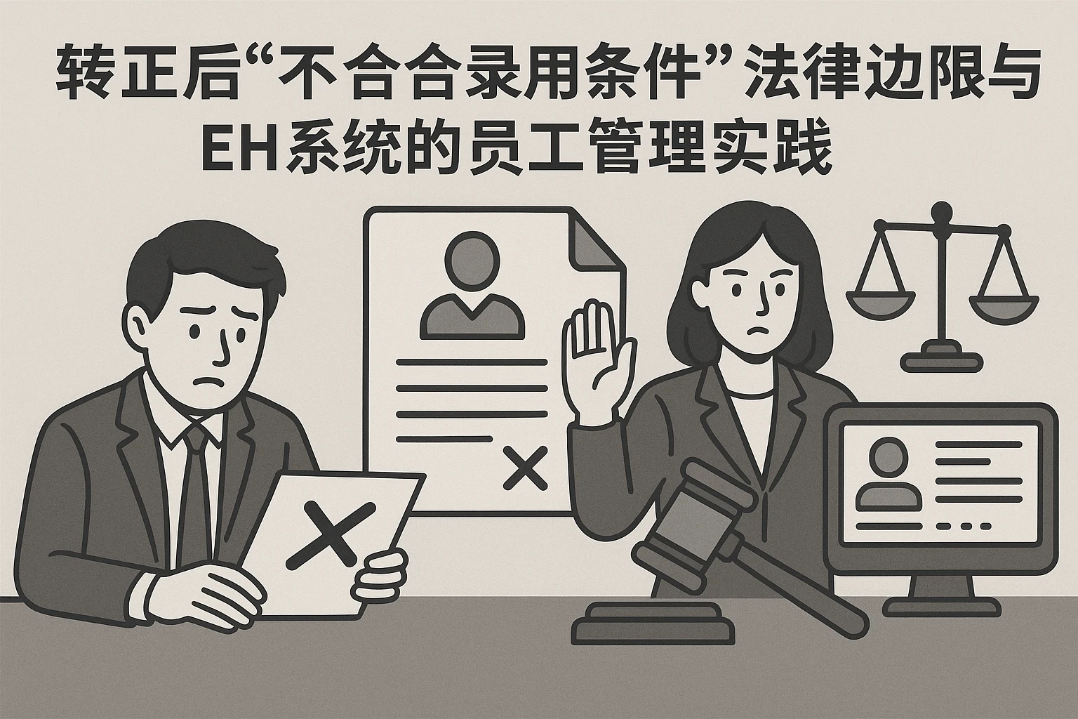 转正后“不符合录用条件”的法律边界与ehr系统的员工管理实践