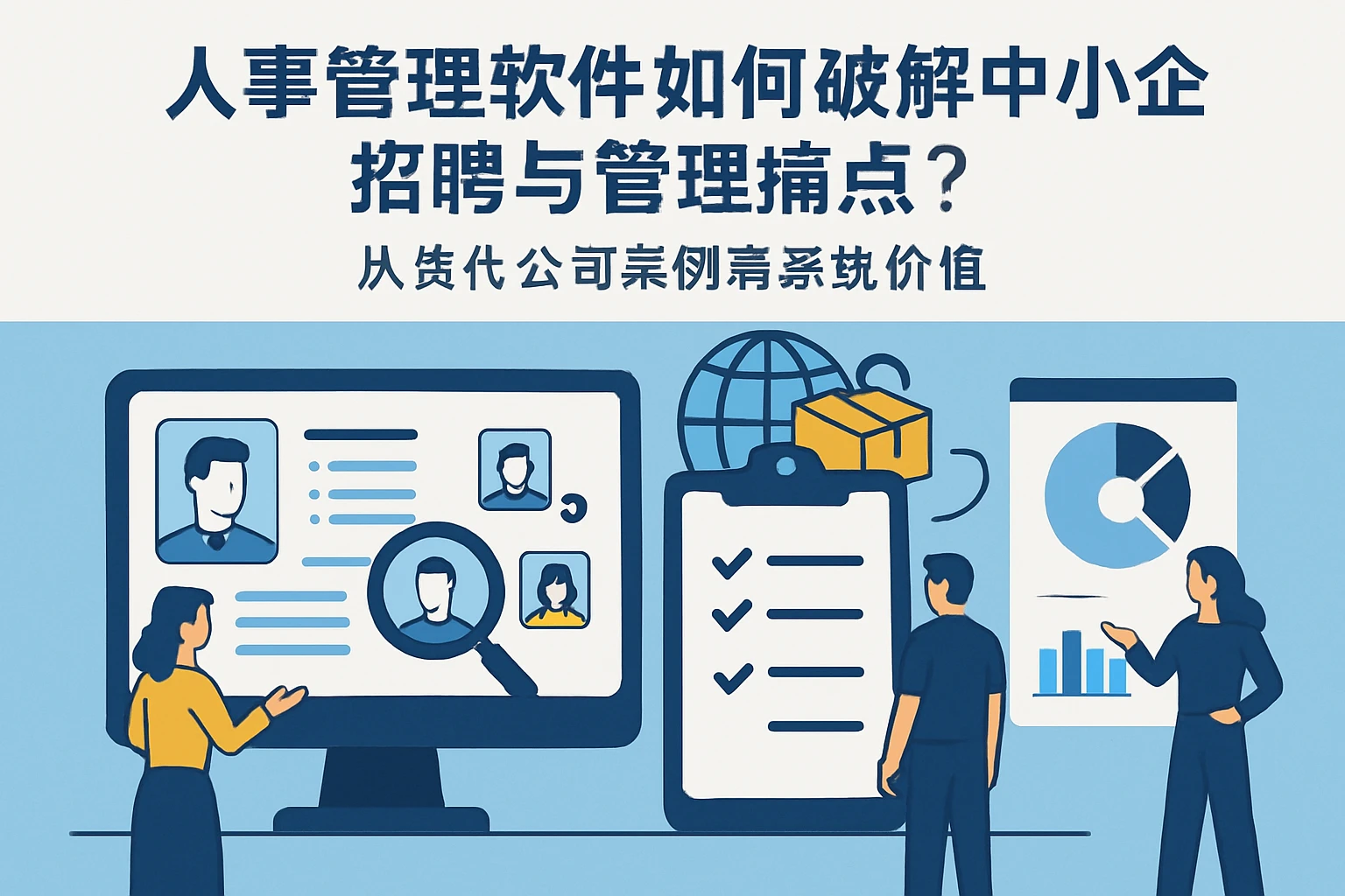 人事管理软件如何破解中小企招聘与管理痛点？从货代公司案例看系统价值