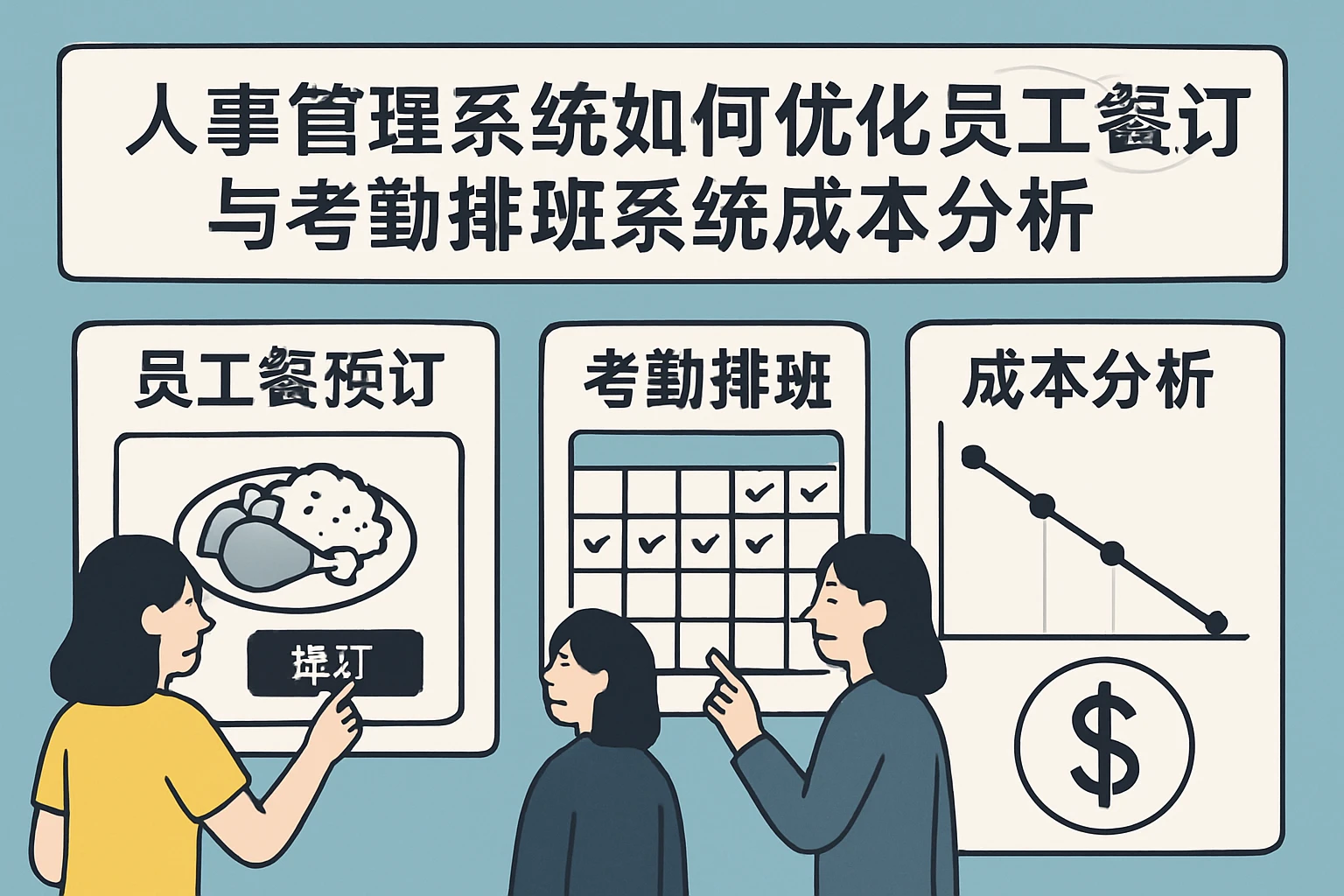 人事管理系统如何优化员工餐预订与考勤排班系统成本分析