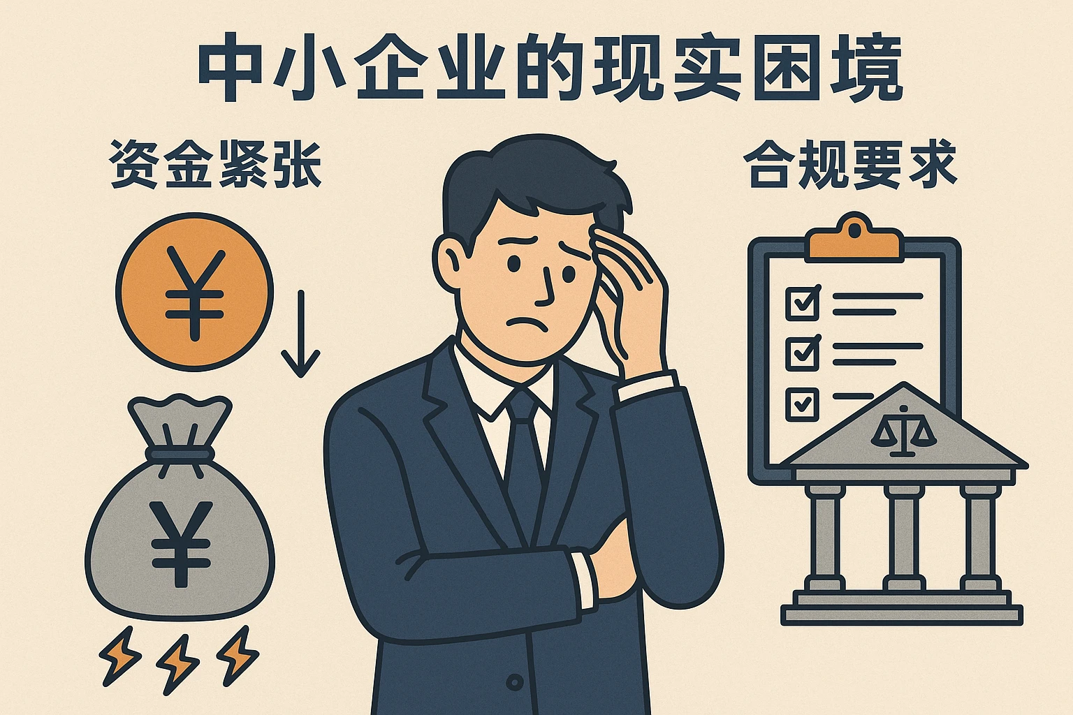 2. 中小企业的现实困境:资金紧张与合规要求的矛盾