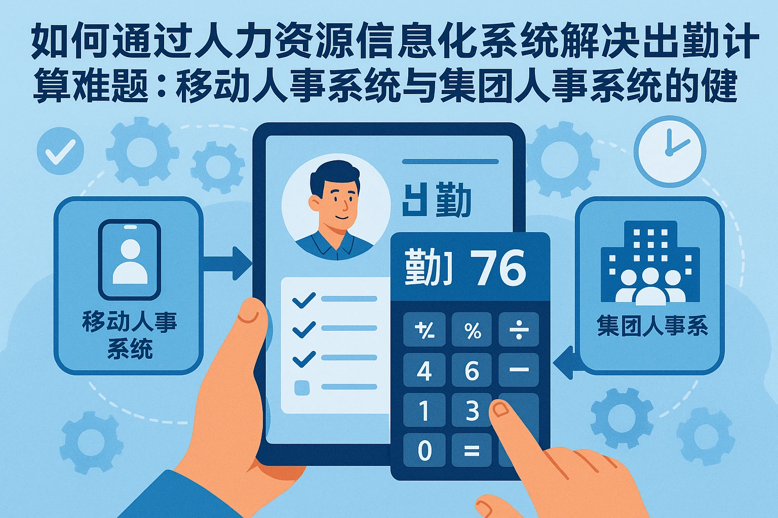 如何通过人力资源信息化系统解决出勤计算难题：移动人事系统与集团人事系统的关键作用
