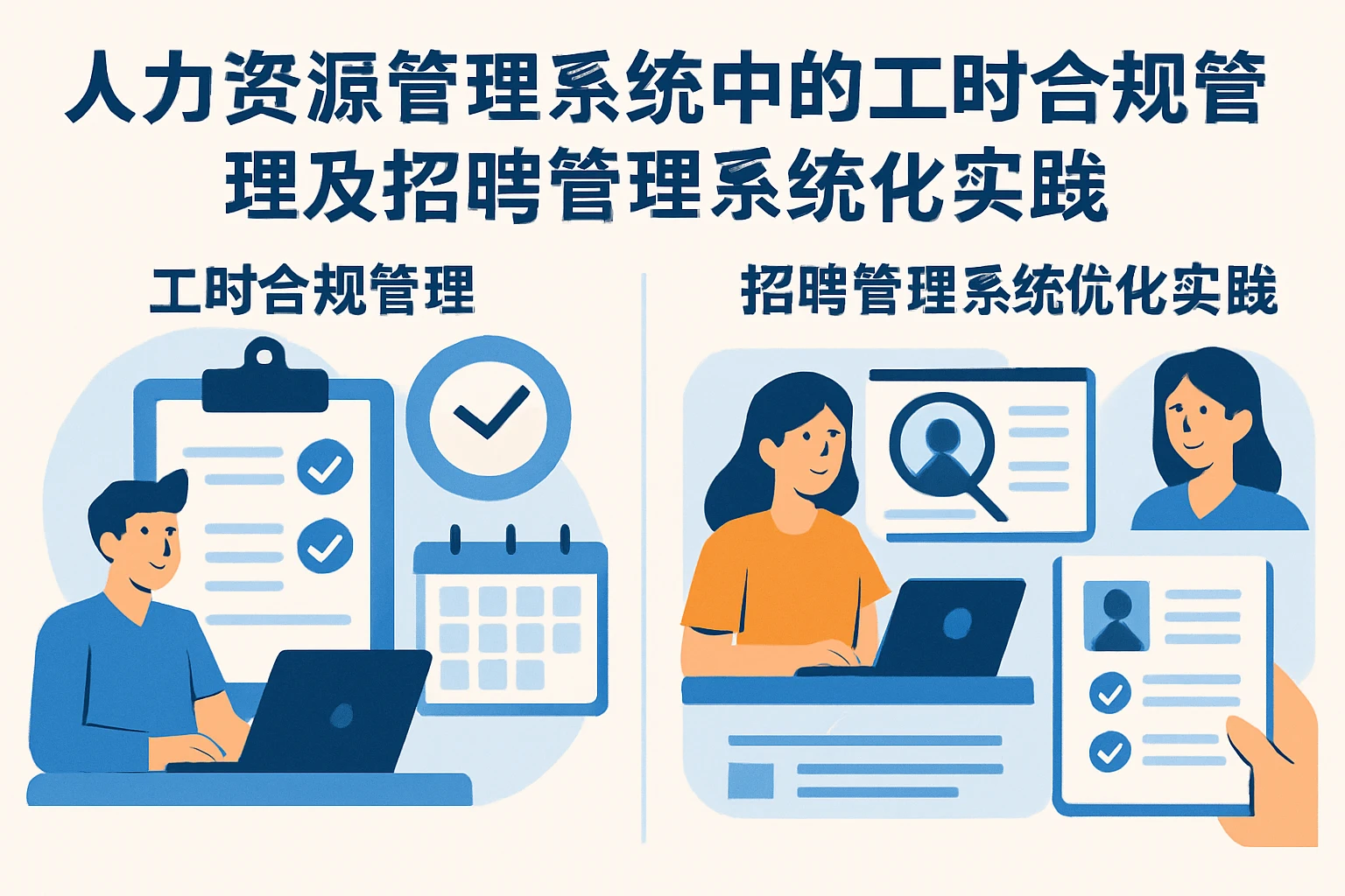 人力资源管理系统中的工时合规管理及招聘管理系统优化实践