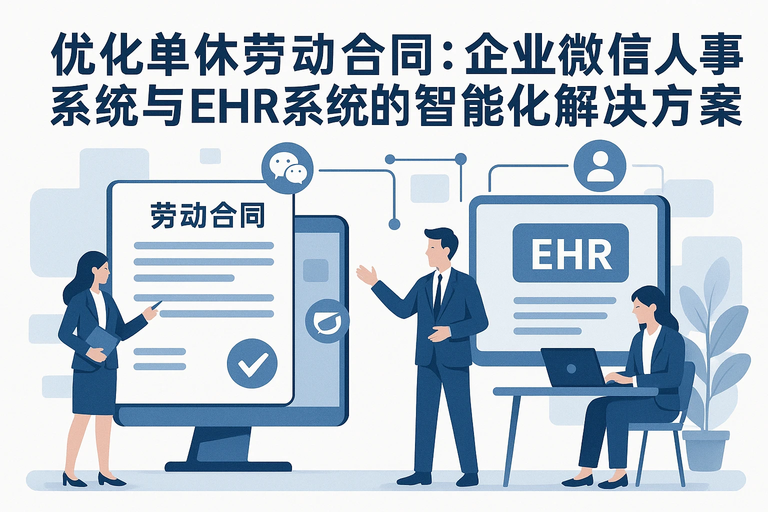 优化单休劳动合同:企业微信人事系统与EHR系统的智能化解决方案