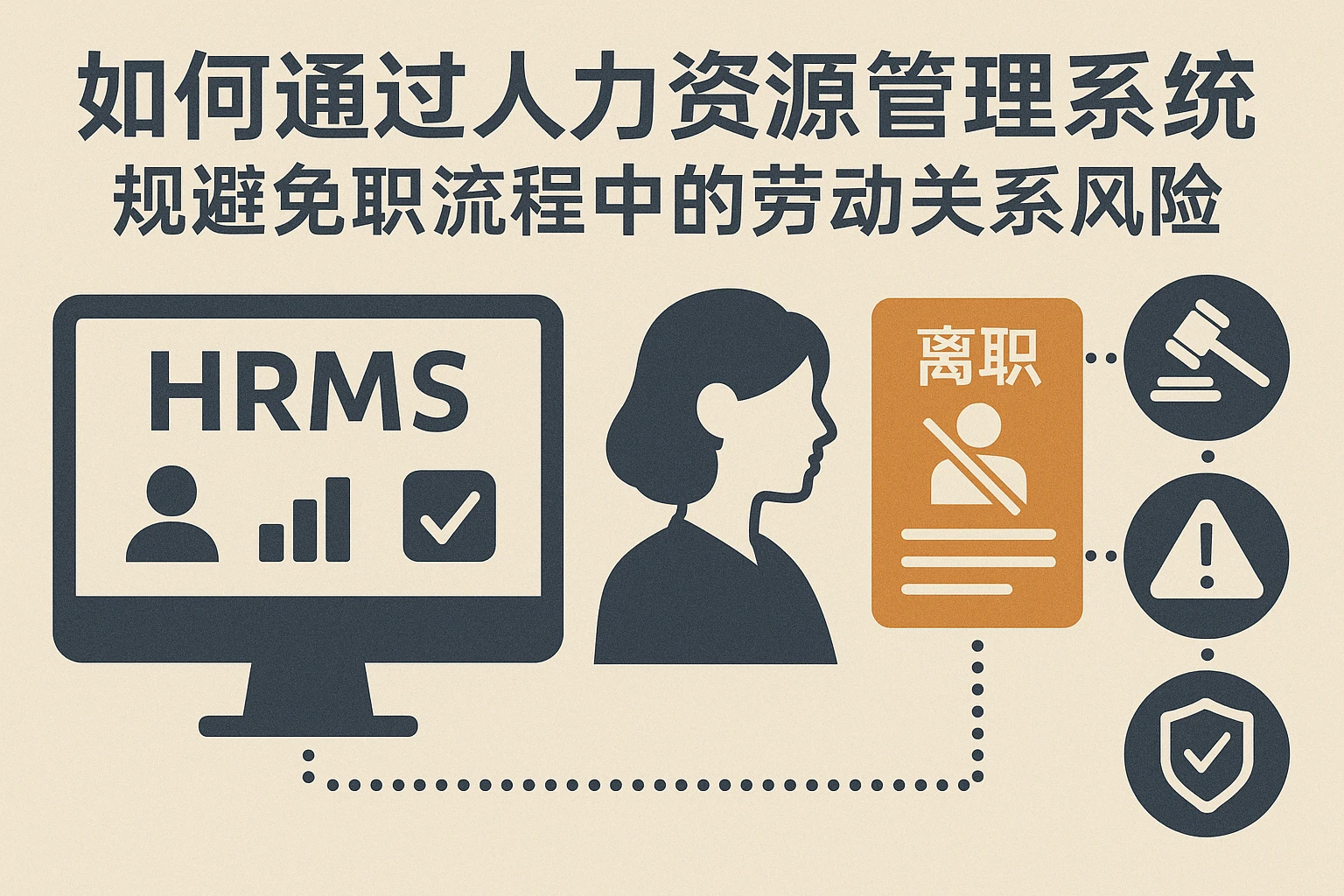 如何通过人力资源管理系统规避离职流程中的劳动关系风险