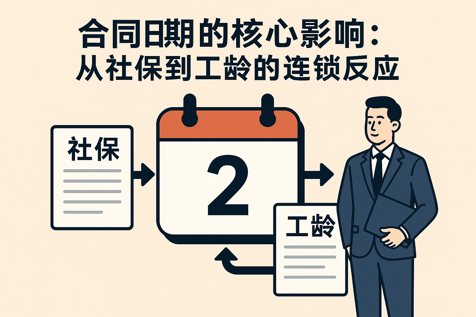 2. 合同日期的核心影响：从社保到工龄的连锁反应