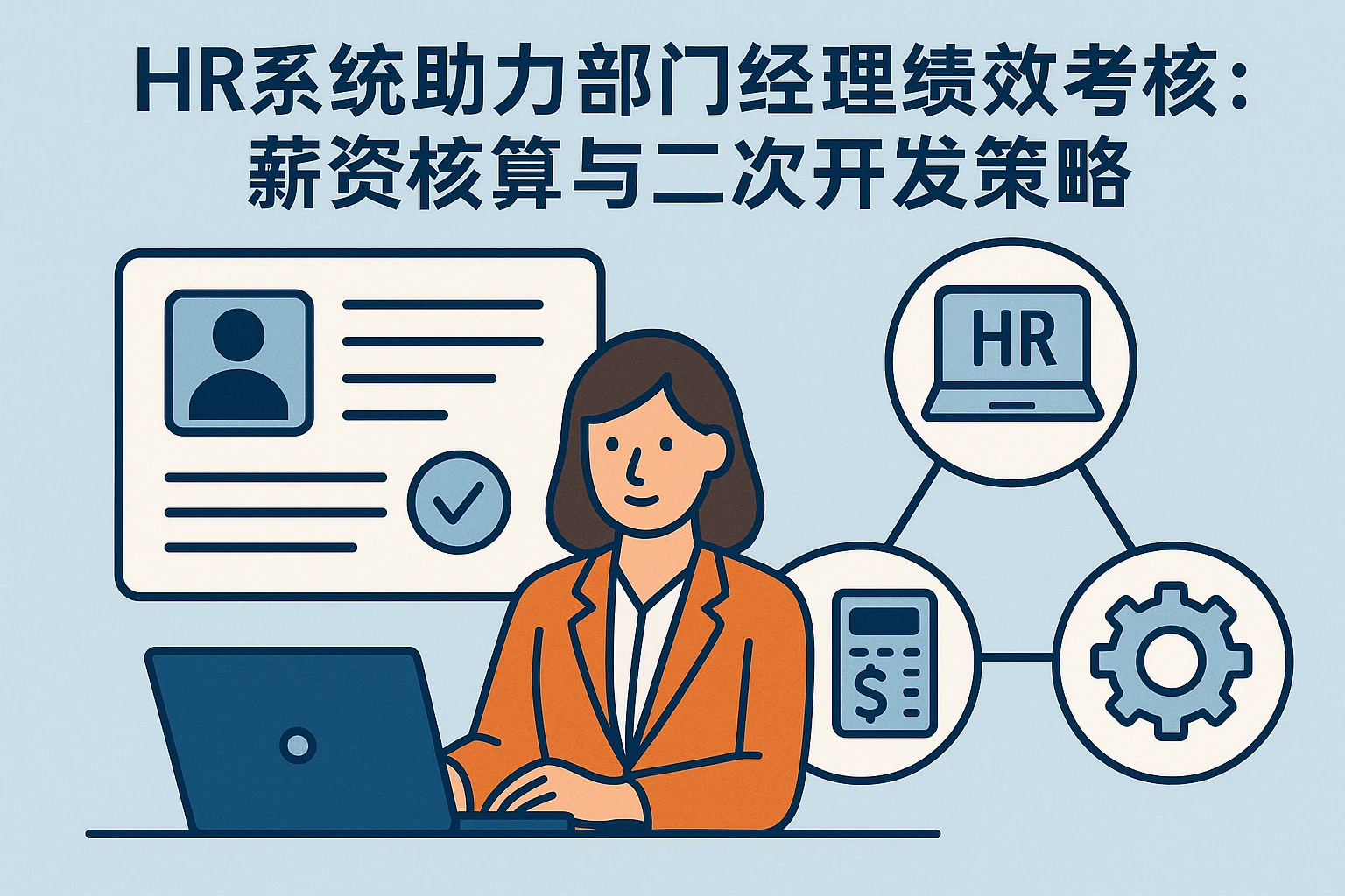 HR系统助力部门经理绩效考核:薪资核算与二次开发策略