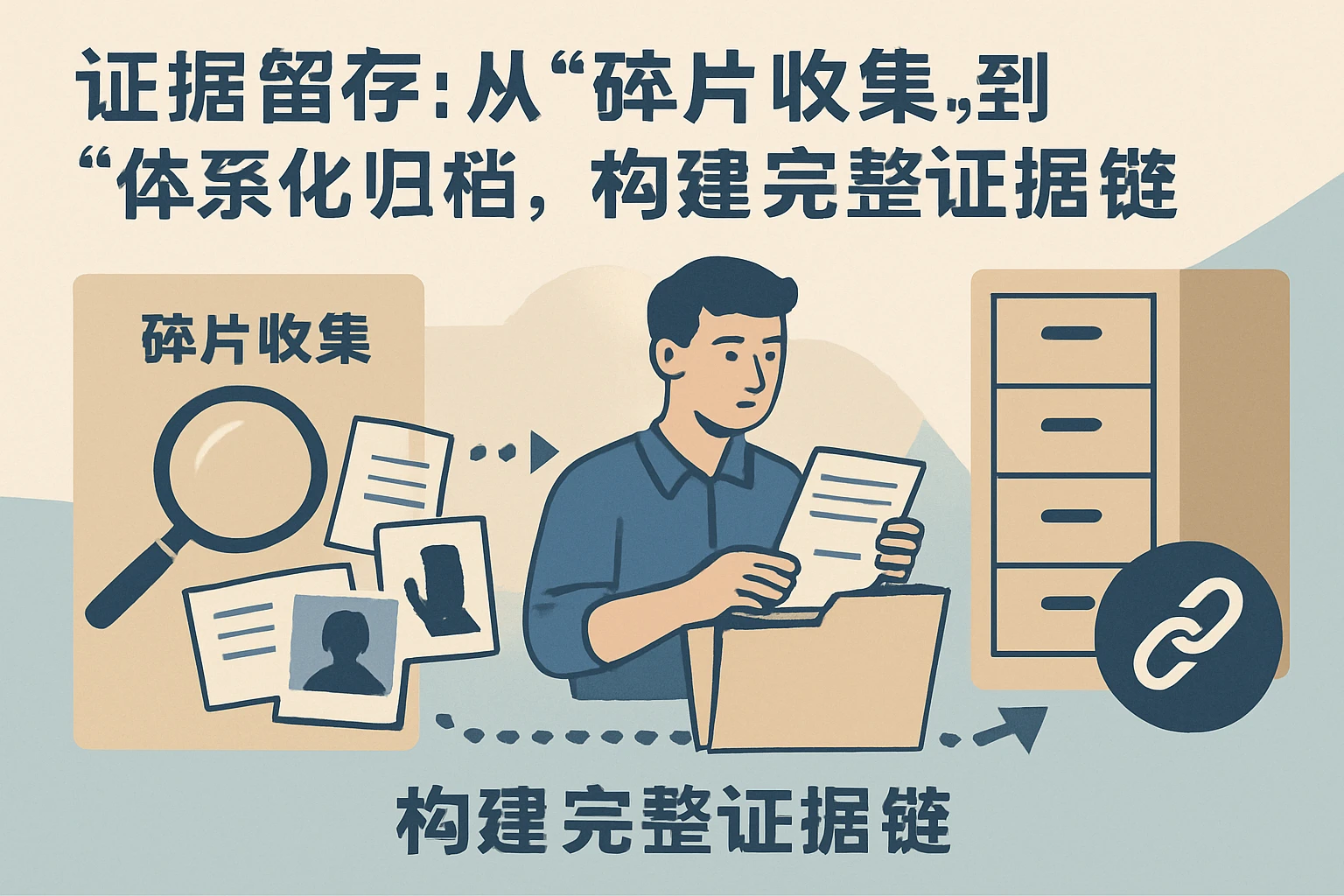 2. 证据留存：从“碎片收集”到“体系化归档”，构建完整证据链