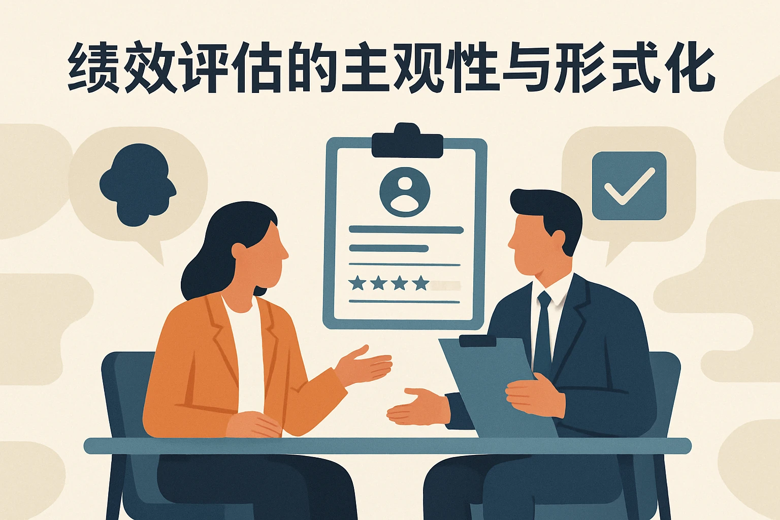 2. 绩效评估的主观性与形式化
