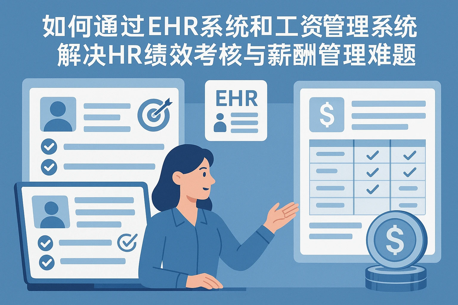 如何通过EHR系统和工资管理系统解决HR绩效考核与薪酬管理难题