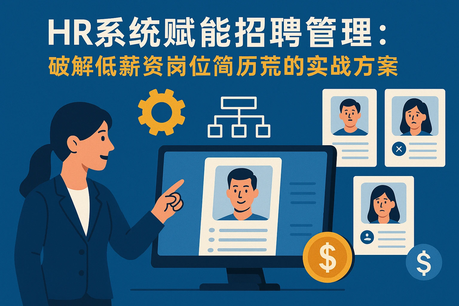 HR系统赋能招聘管理：破解低薪资岗位简历荒的实战方案