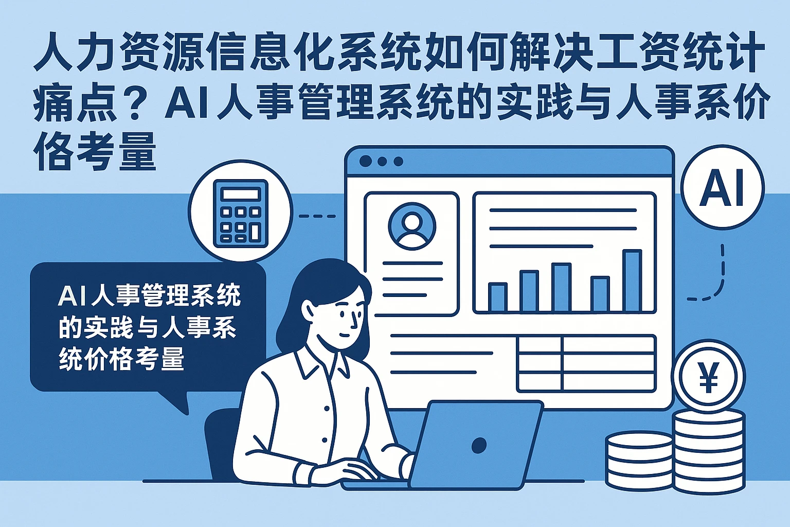 人力资源信息化系统如何解决工资统计痛点？AI人事管理系统的实践与人事系统价格考量