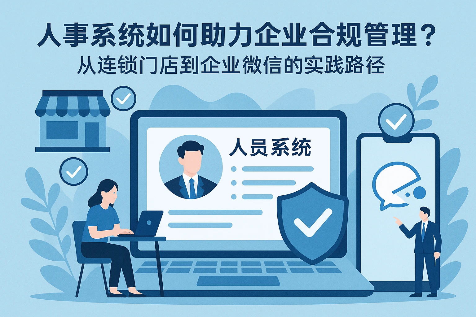 人事系统如何助力企业合规管理?从连锁门店到企业微信的实践路径